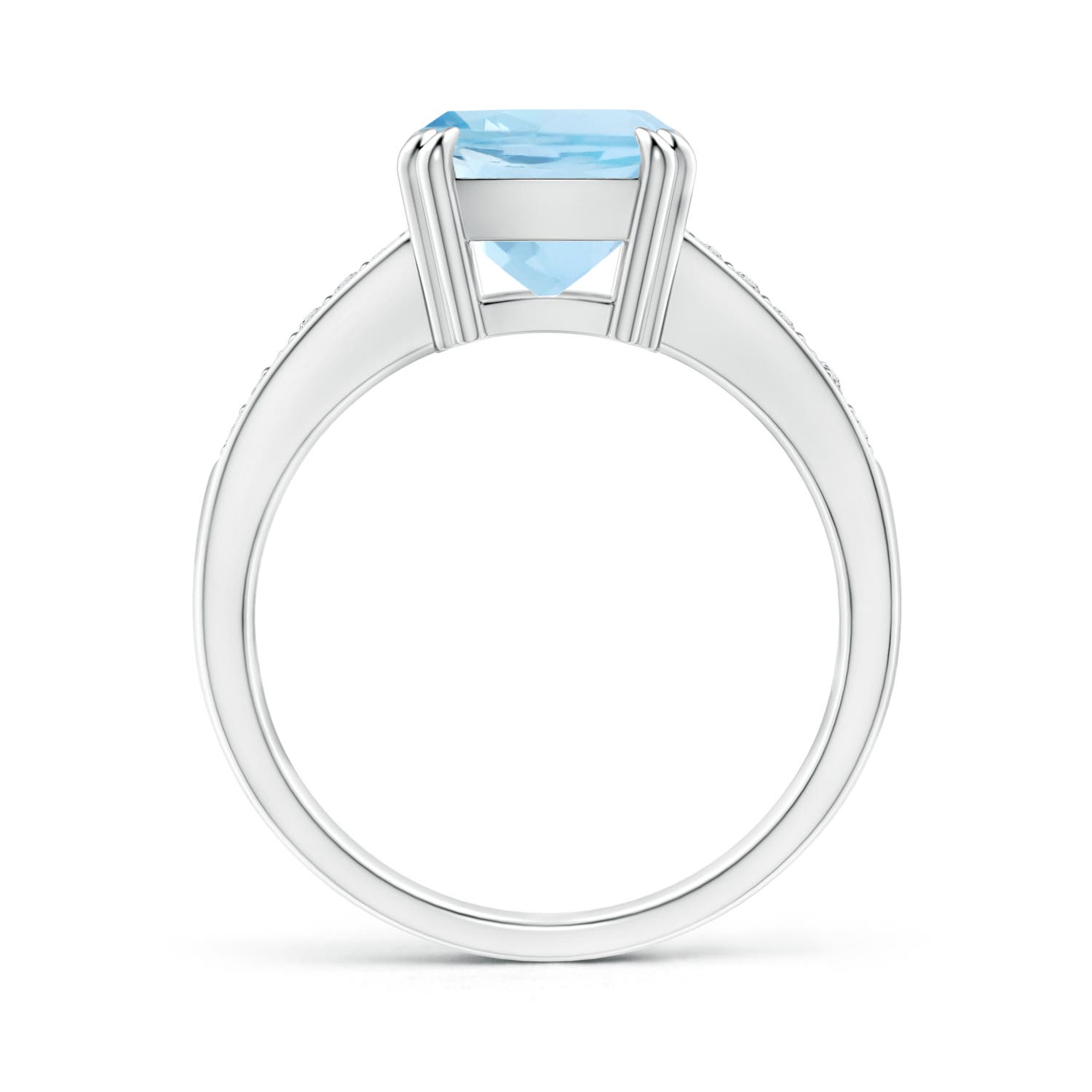 AAA - Aquamarine / 2.61 CT / 14 KT White Gold