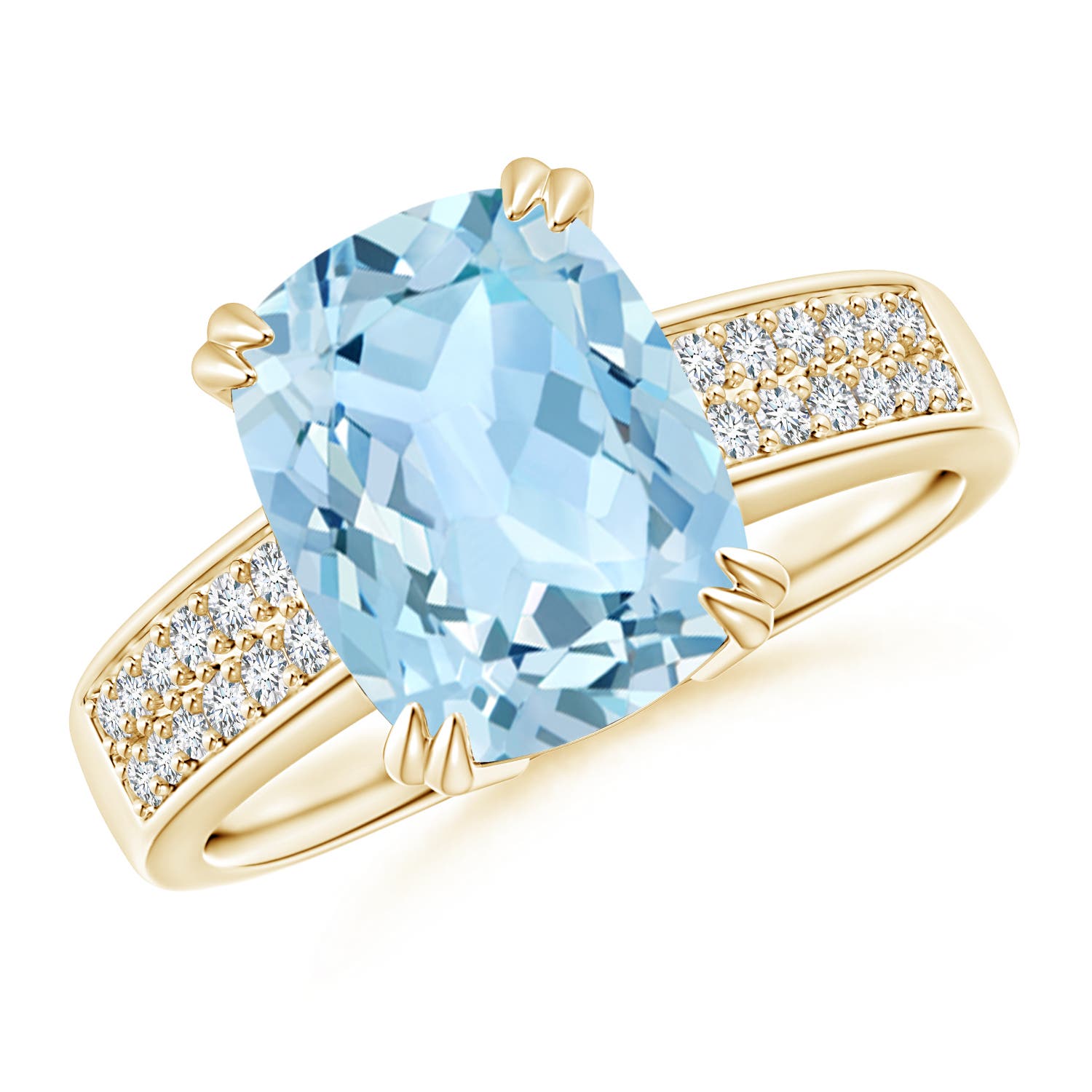 AAA - Aquamarine / 2.61 CT / 14 KT Yellow Gold