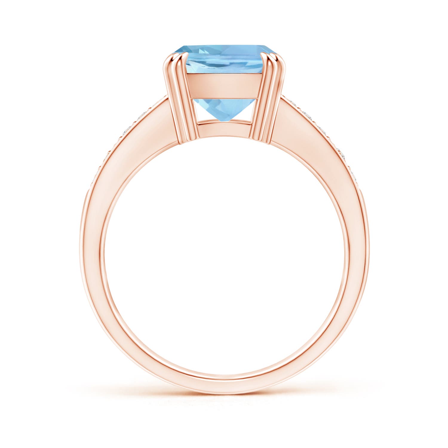 AAAA - Aquamarine / 2.61 CT / 14 KT Rose Gold