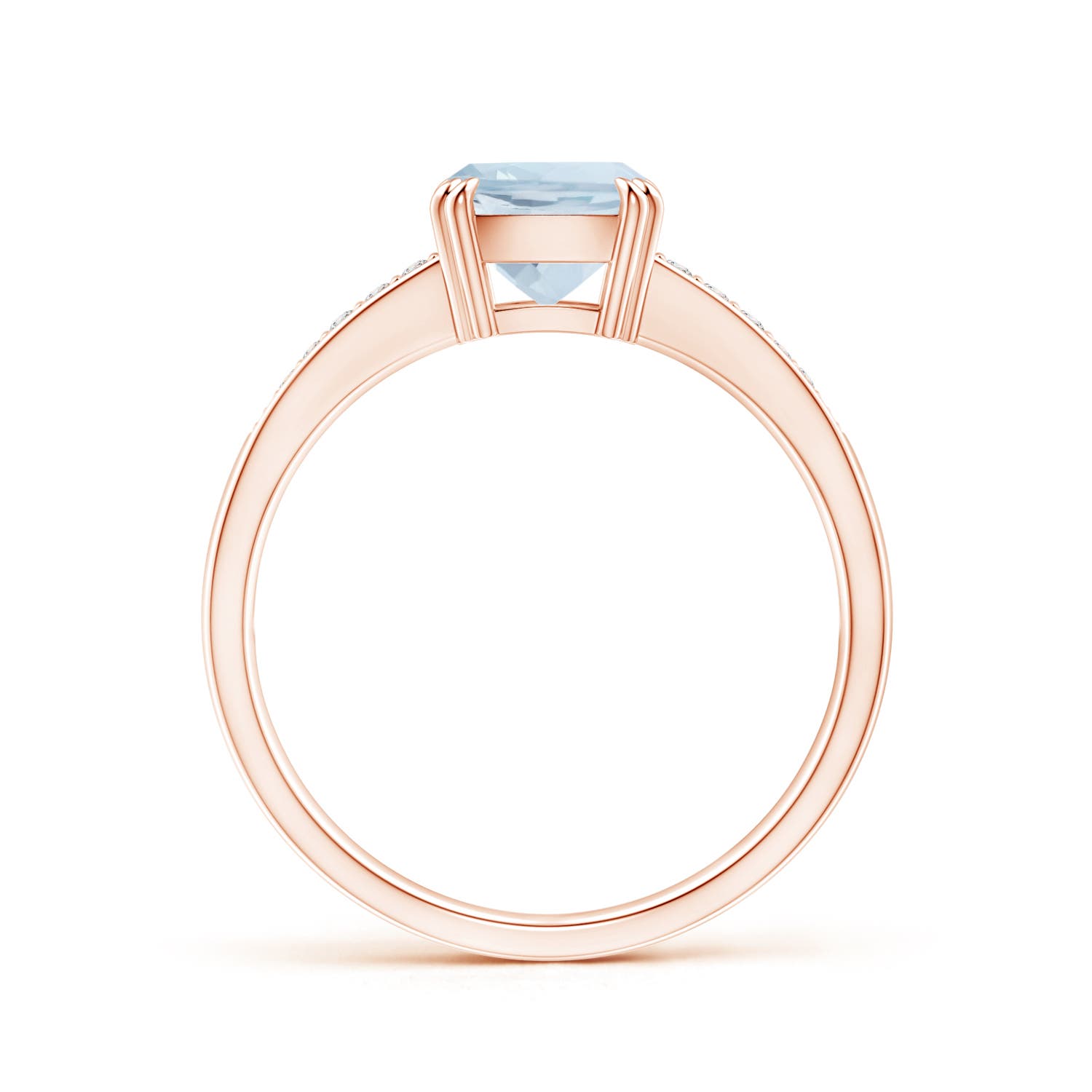 A - Aquamarine / 1.36 CT / 14 KT Rose Gold