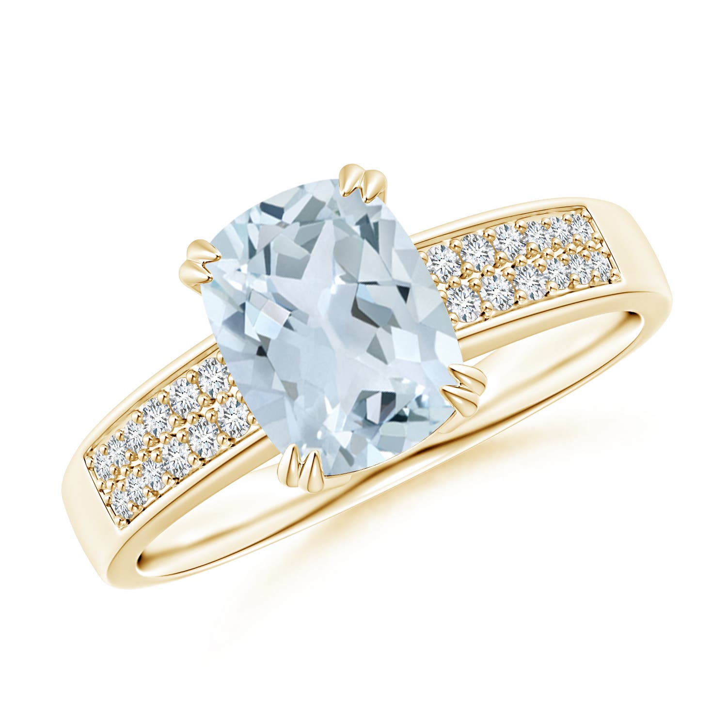 A - Aquamarine / 1.36 CT / 14 KT Yellow Gold