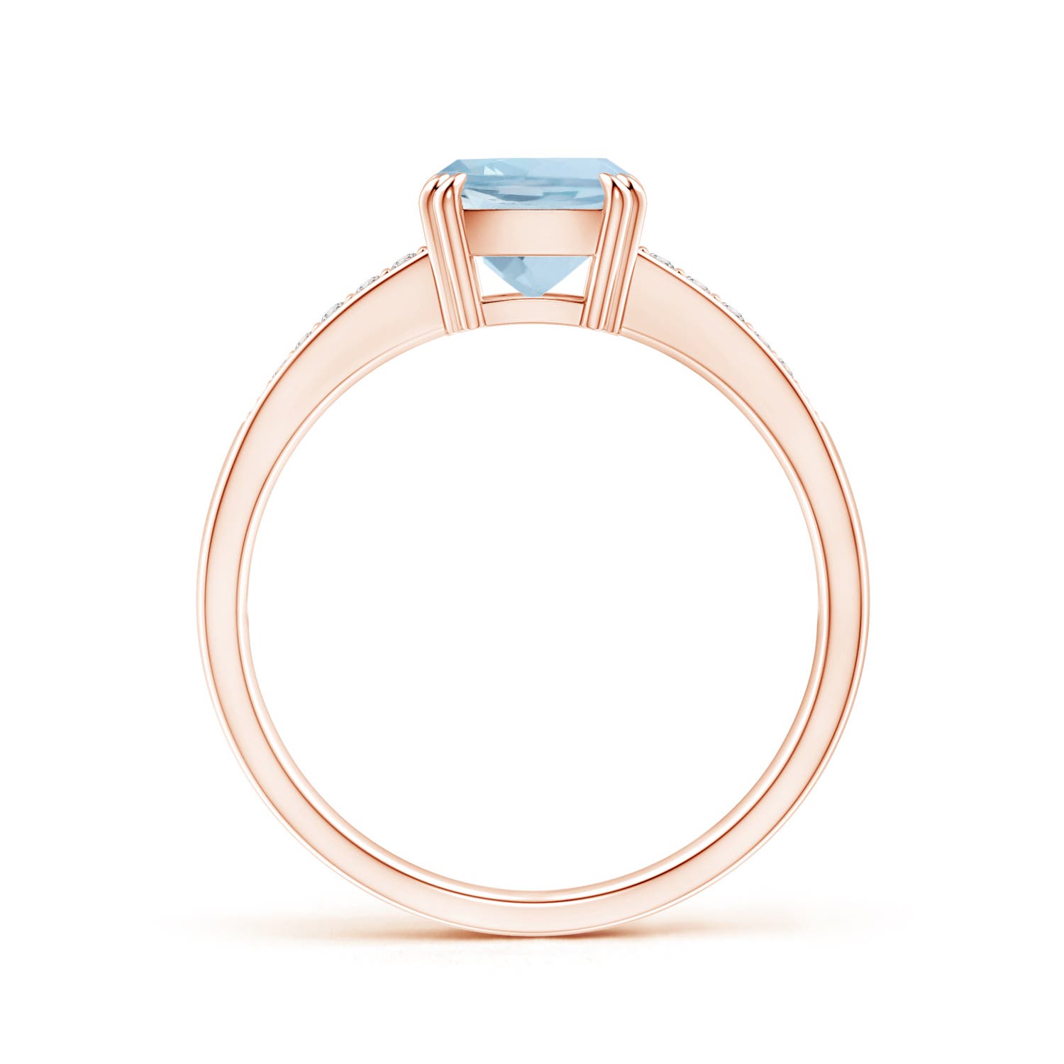 AA - Aquamarine / 1.36 CT / 14 KT Rose Gold