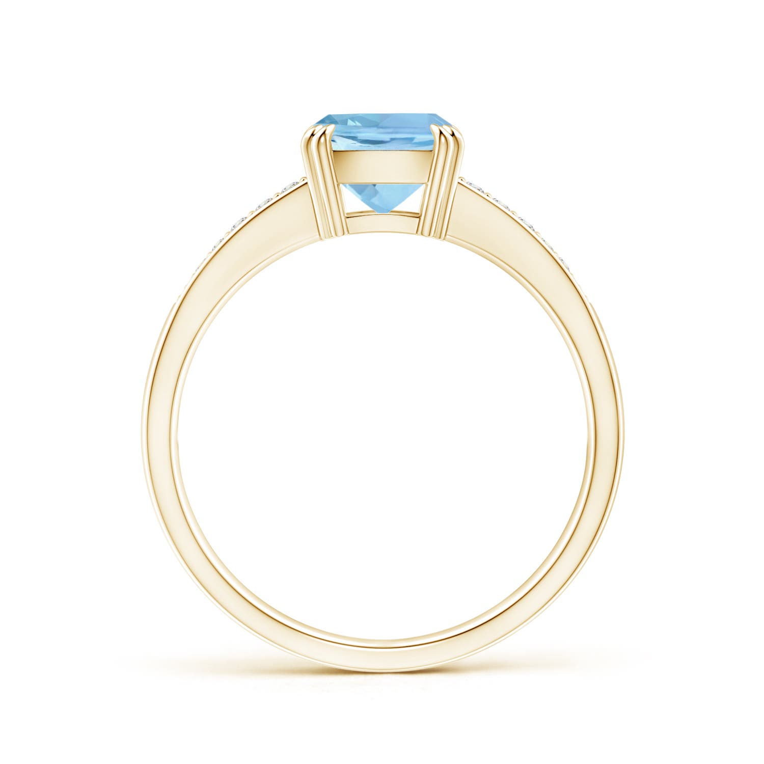 AAAA - Aquamarine / 1.36 CT / 14 KT Yellow Gold