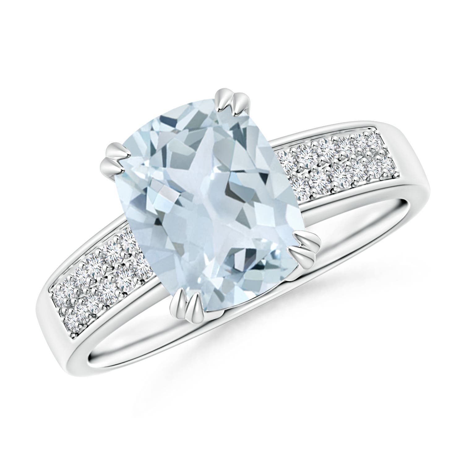 A - Aquamarine / 2.01 CT / 14 KT White Gold