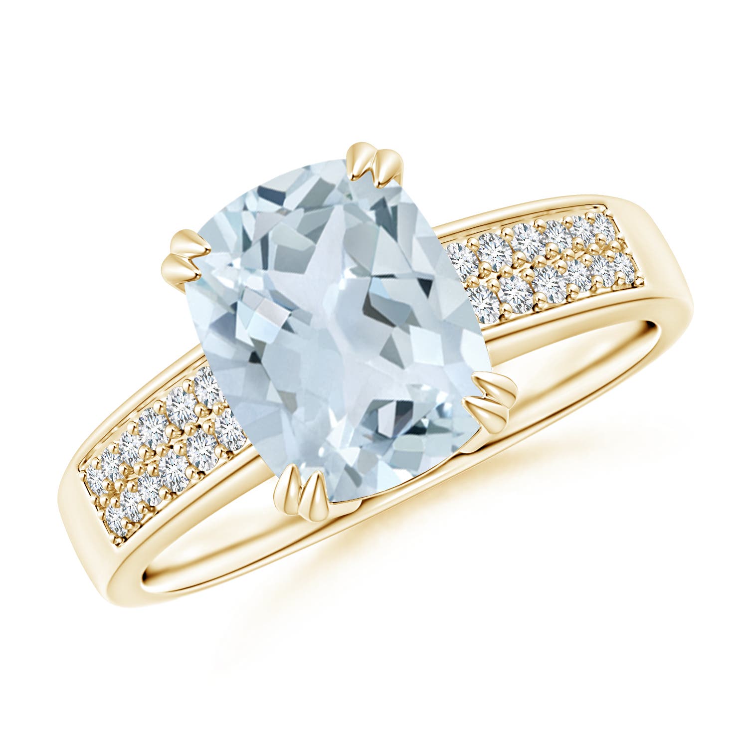 A - Aquamarine / 2.01 CT / 14 KT Yellow Gold