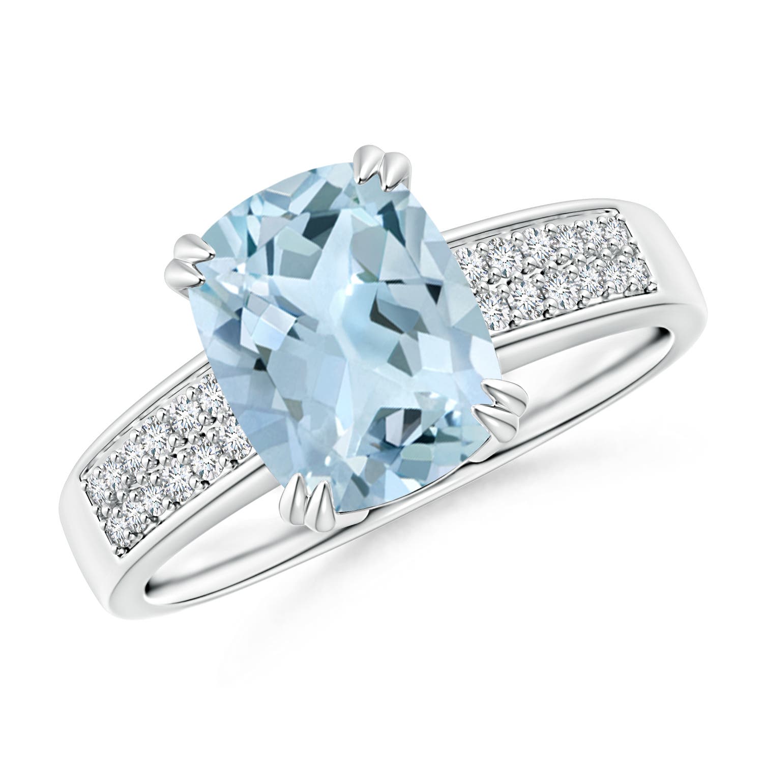 AA - Aquamarine / 2.01 CT / 14 KT White Gold