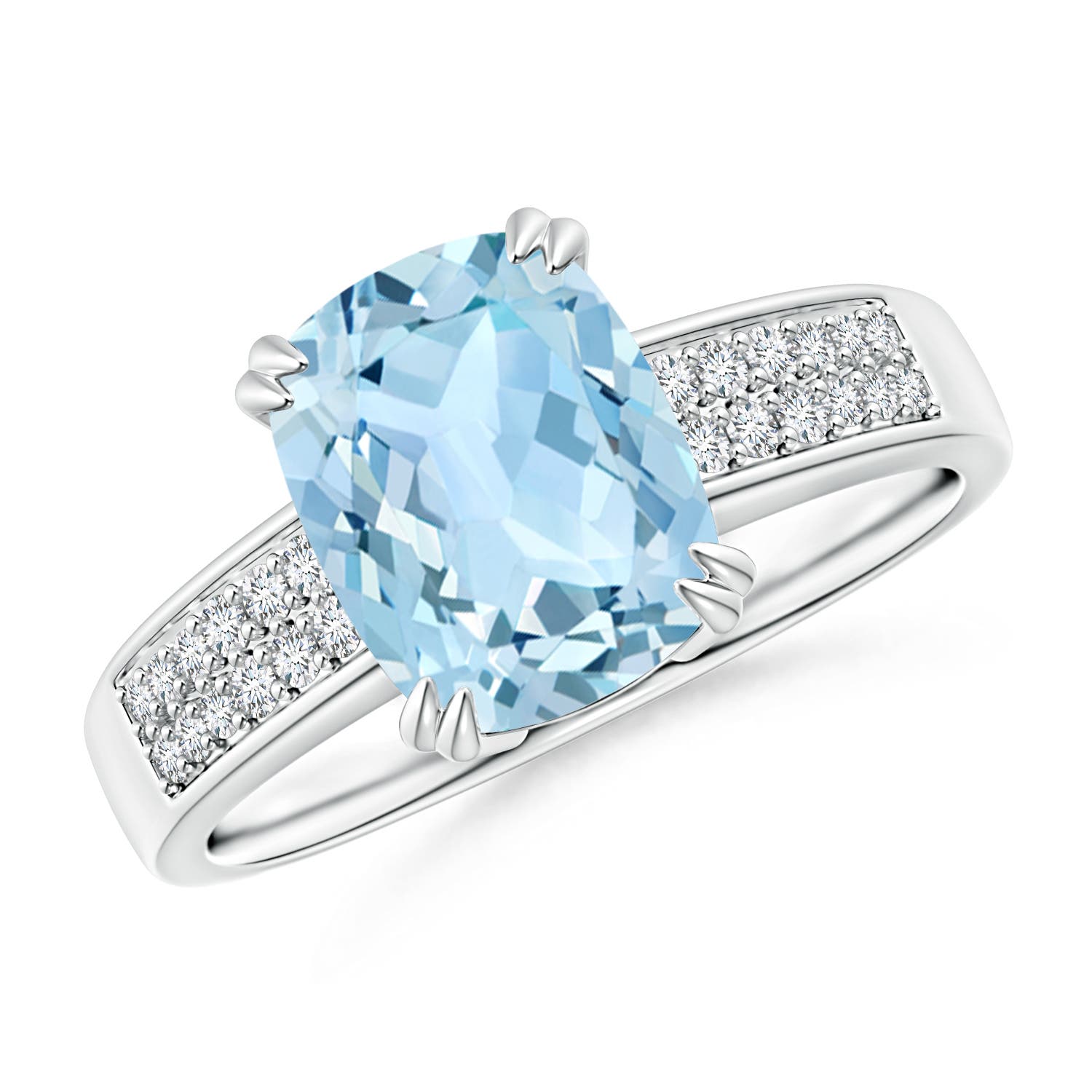 AAA - Aquamarine / 2.01 CT / 14 KT White Gold