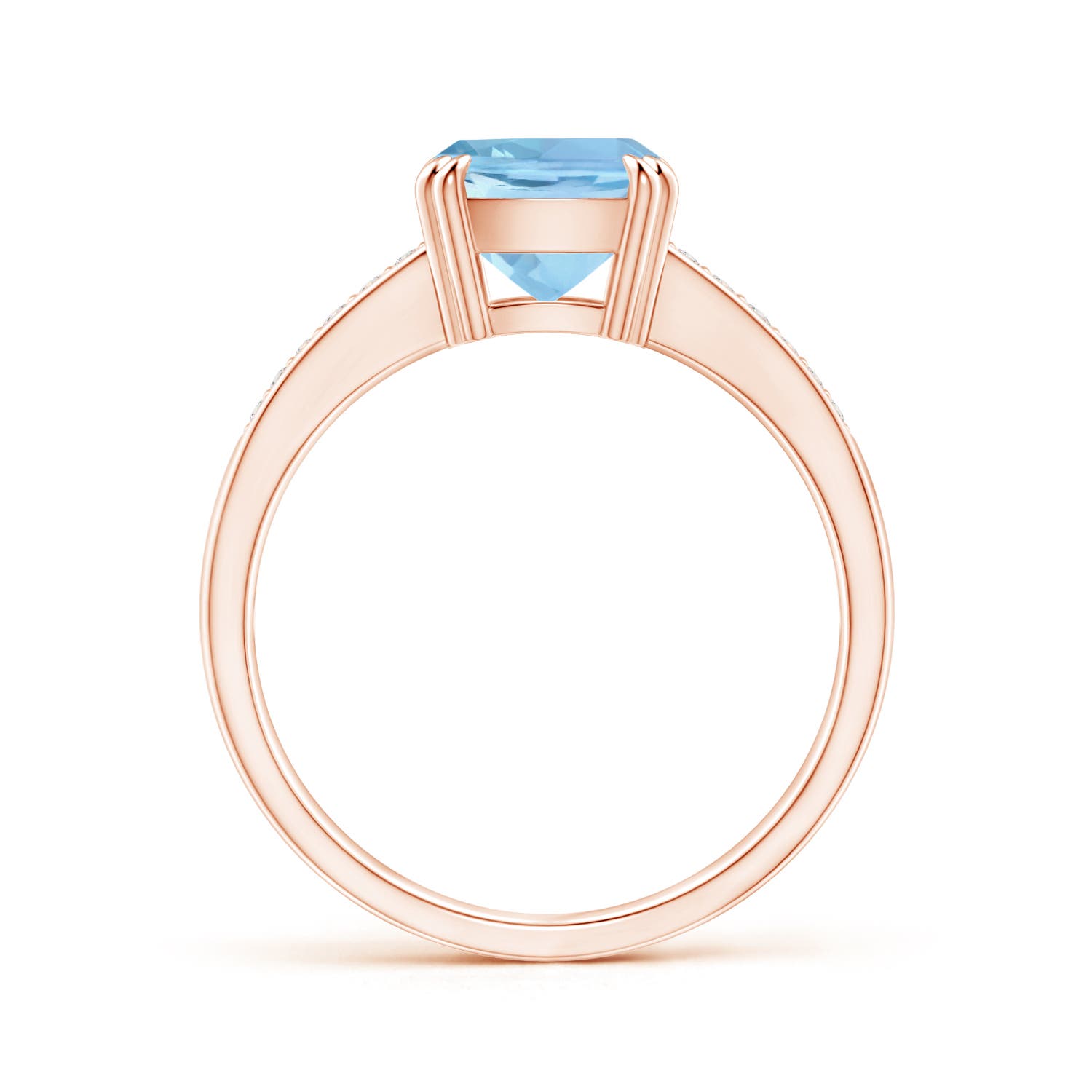 AAAA - Aquamarine / 2.01 CT / 14 KT Rose Gold