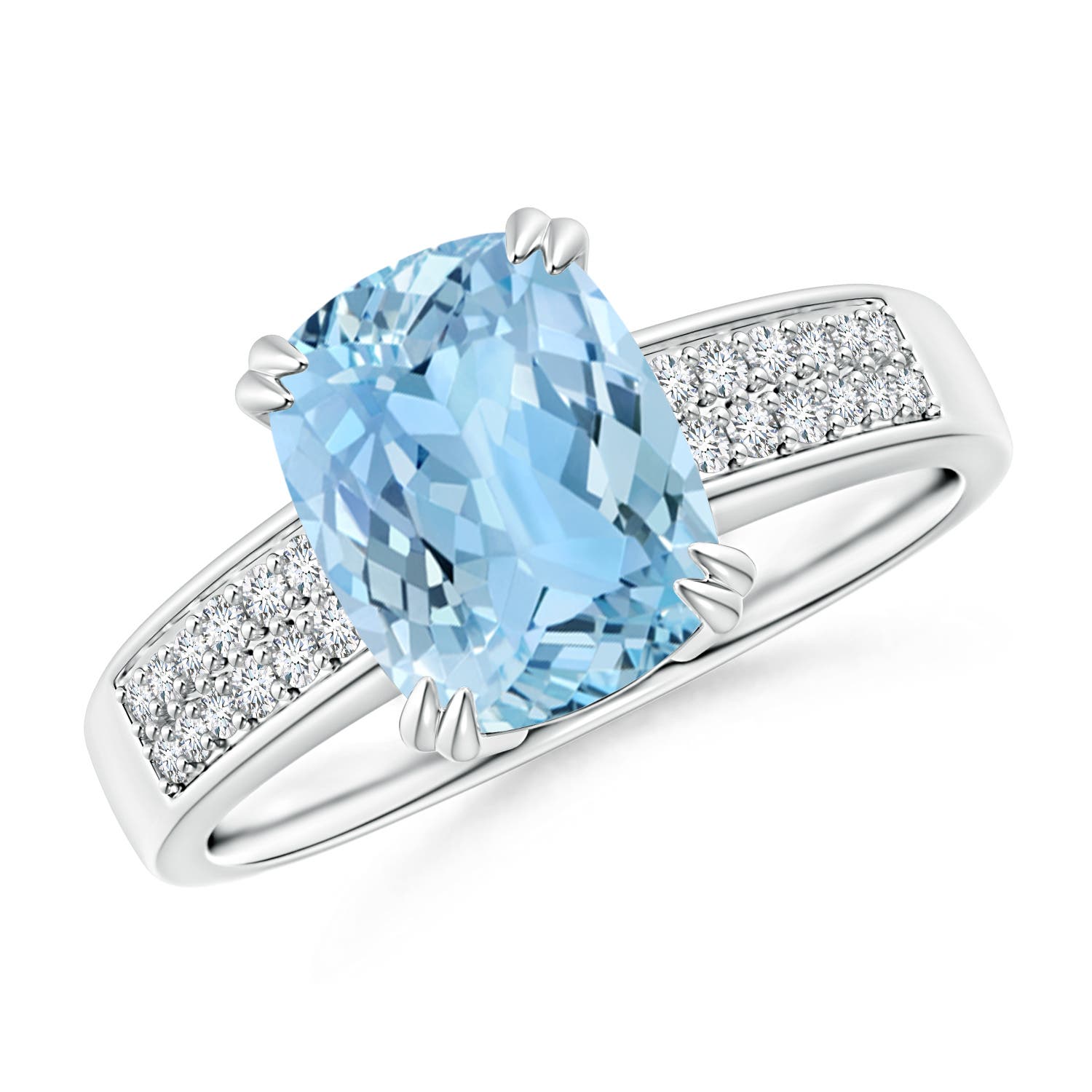 AAAA - Aquamarine / 2.01 CT / 14 KT White Gold