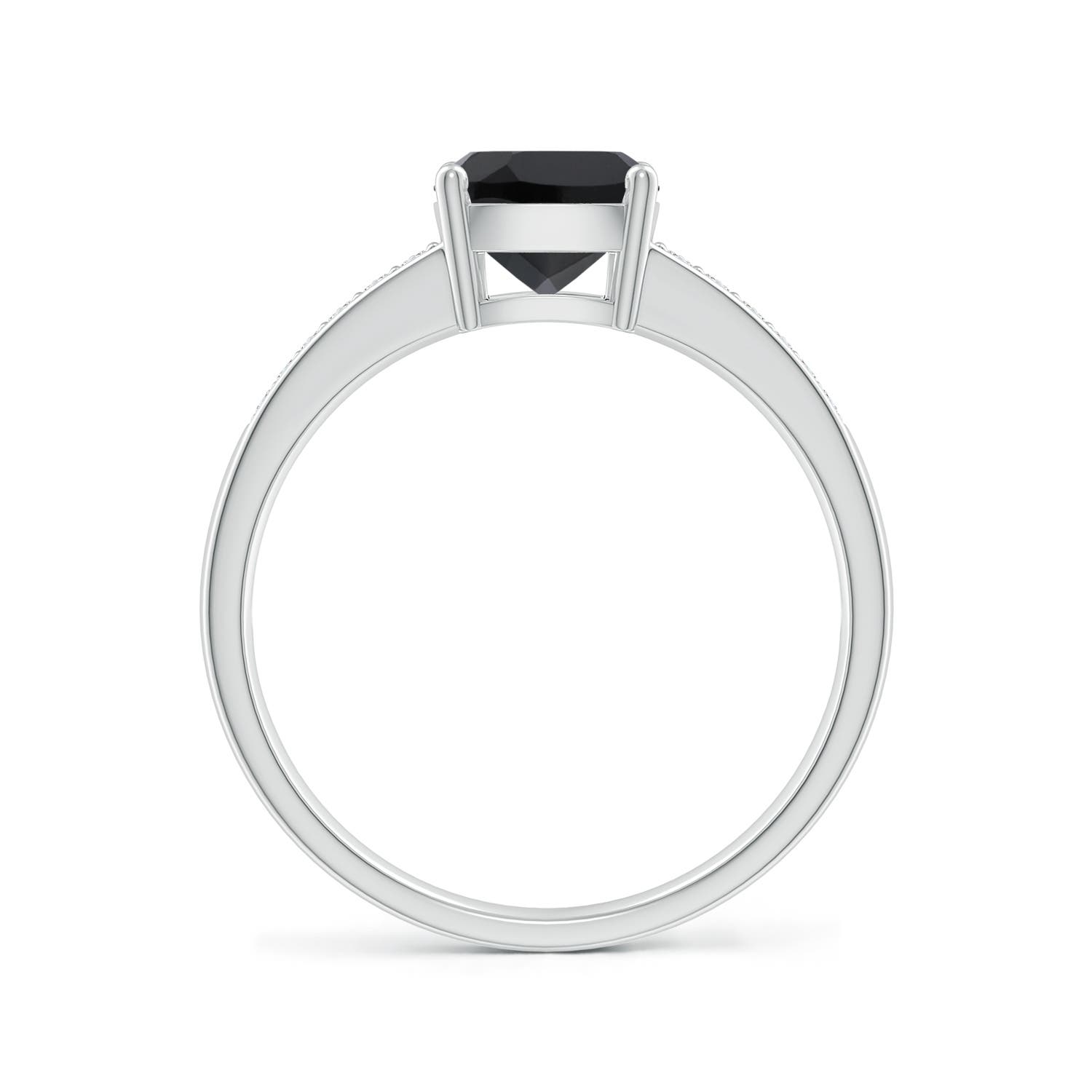 AAA - Black Onyx / 1.47 CT / 14 KT White Gold