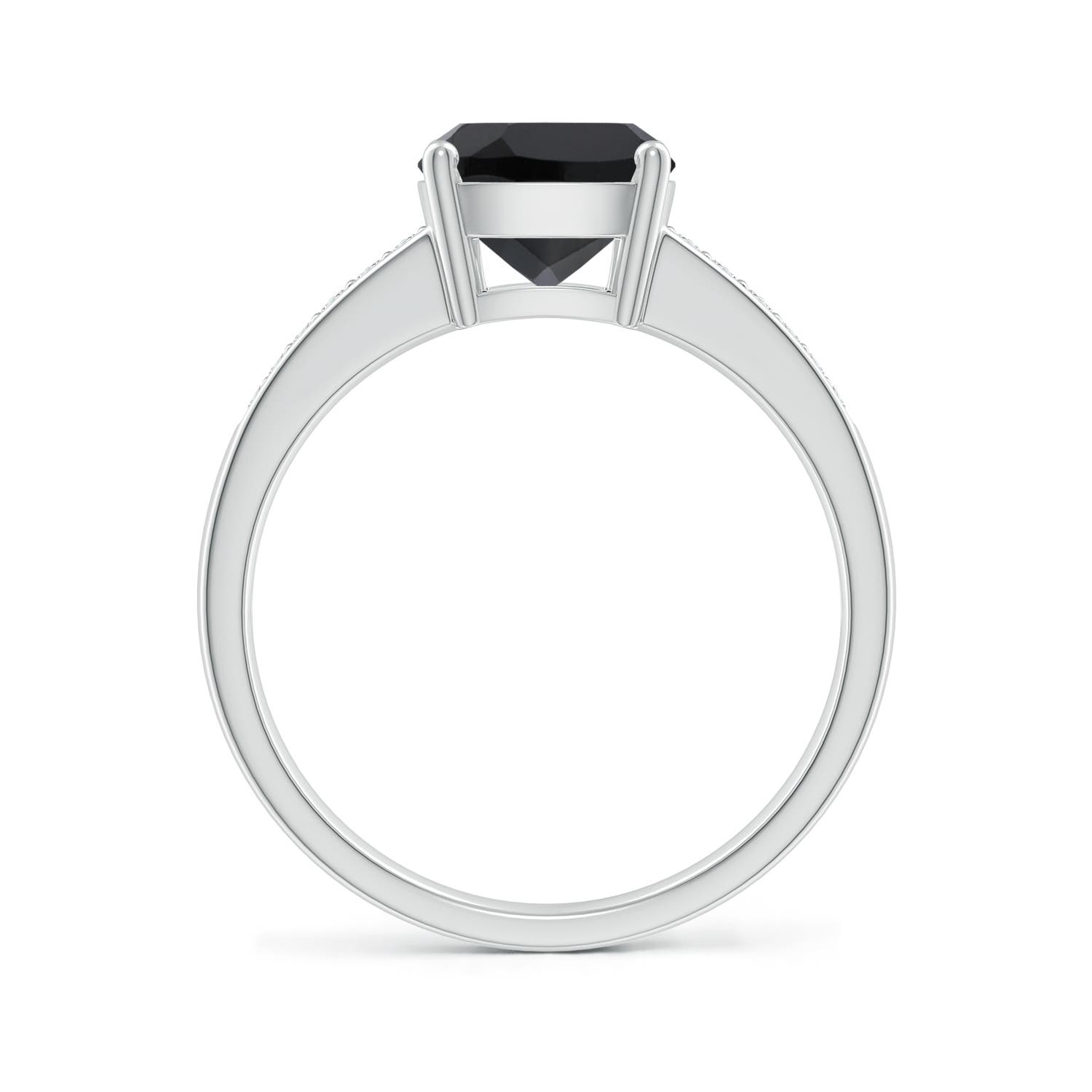 AAA - Black Onyx / 1.97 CT / 14 KT White Gold