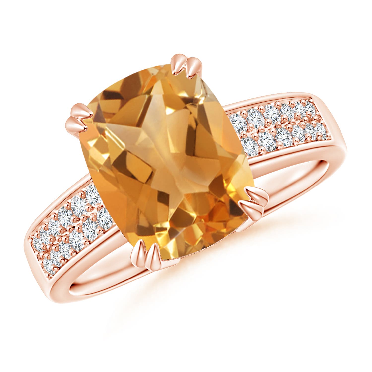 A - Citrine / 2.81 CT / 14 KT Rose Gold