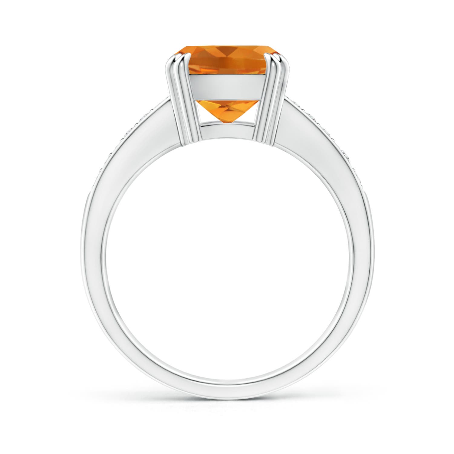 AAA - Citrine / 2.81 CT / 14 KT White Gold