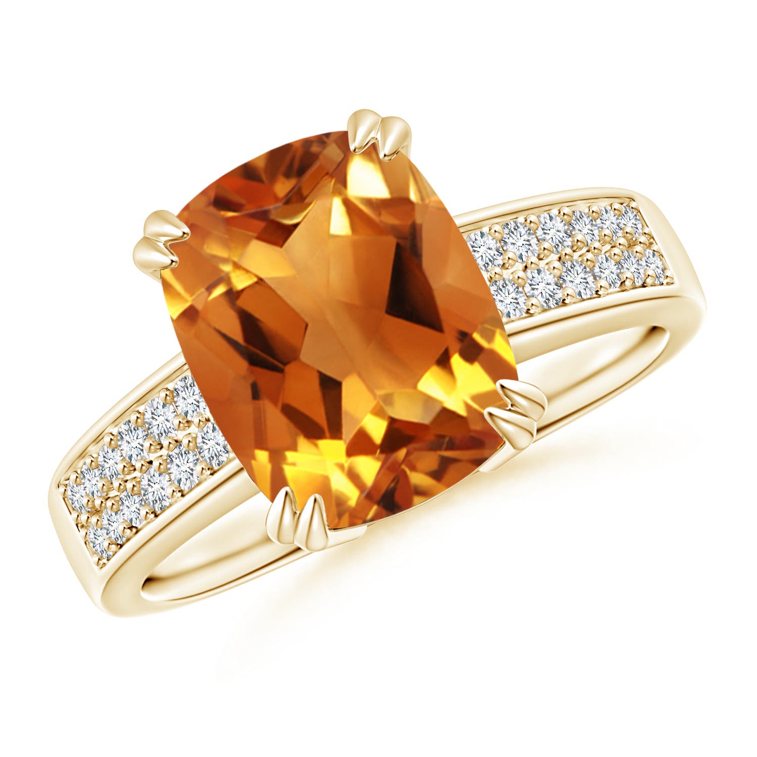 AAA - Citrine / 2.81 CT / 14 KT Yellow Gold