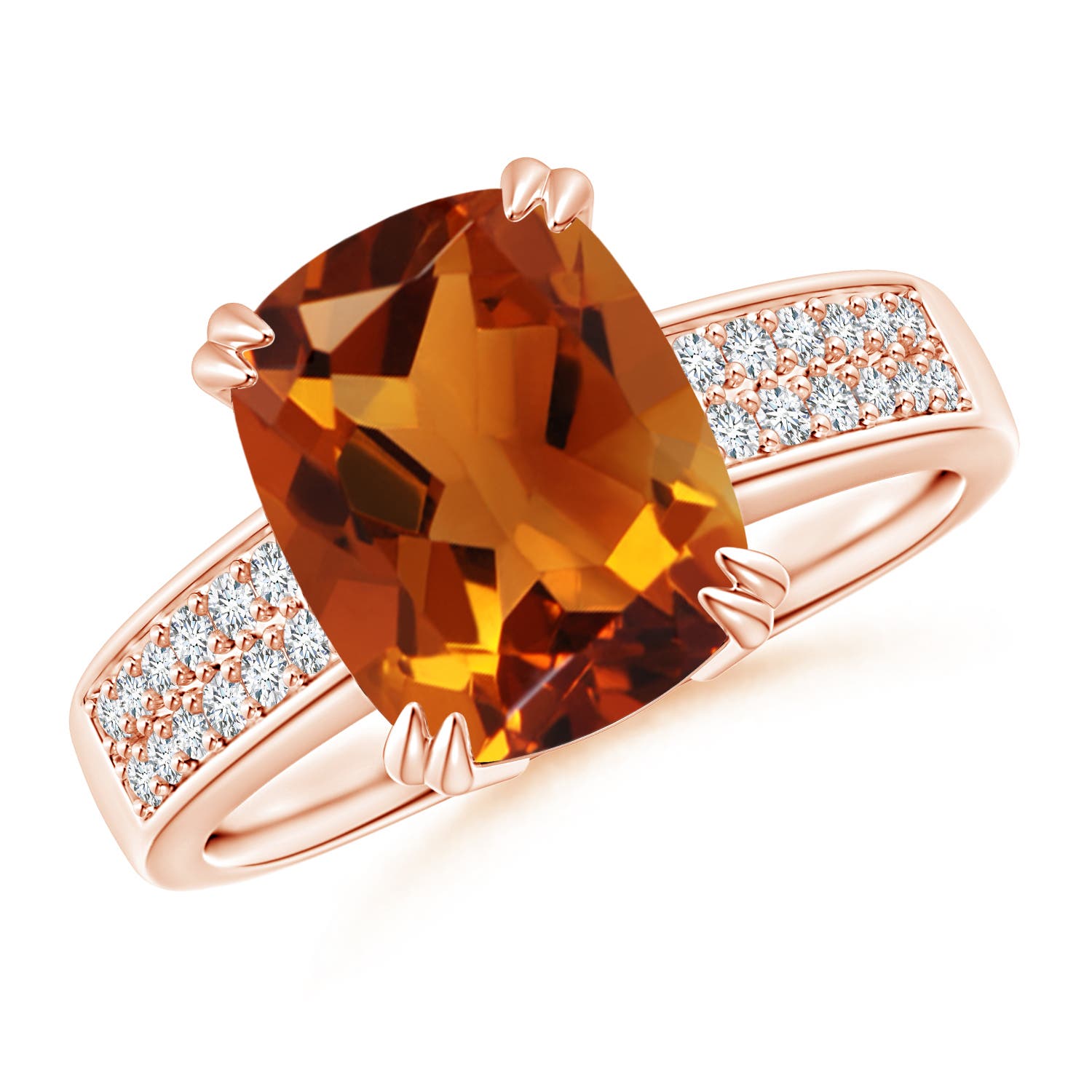 AAAA - Citrine / 2.81 CT / 14 KT Rose Gold