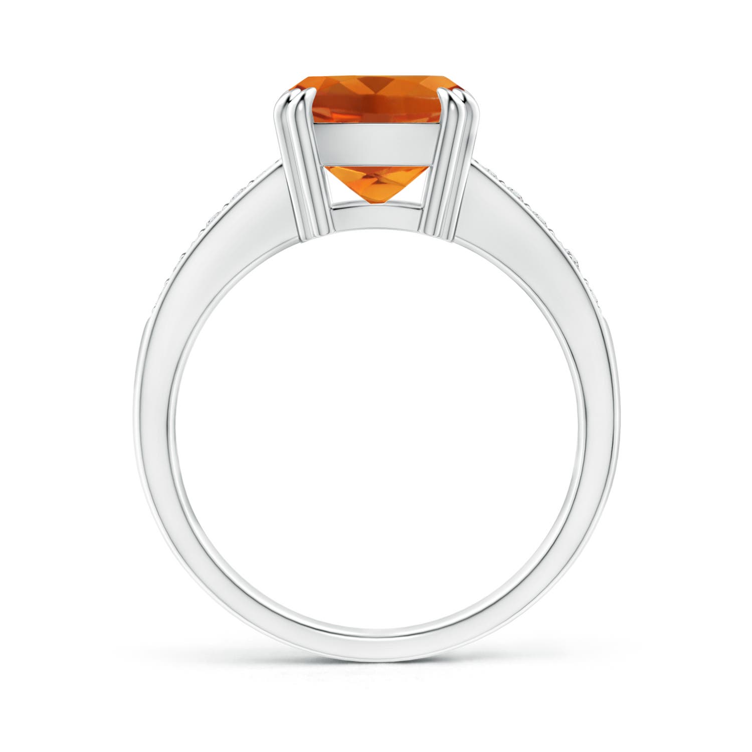 AAAA - Citrine / 2.81 CT / 14 KT White Gold