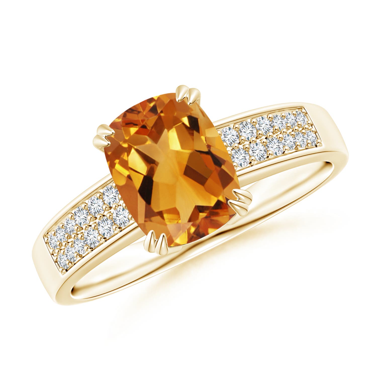 AA - Citrine / 1.51 CT / 14 KT Yellow Gold