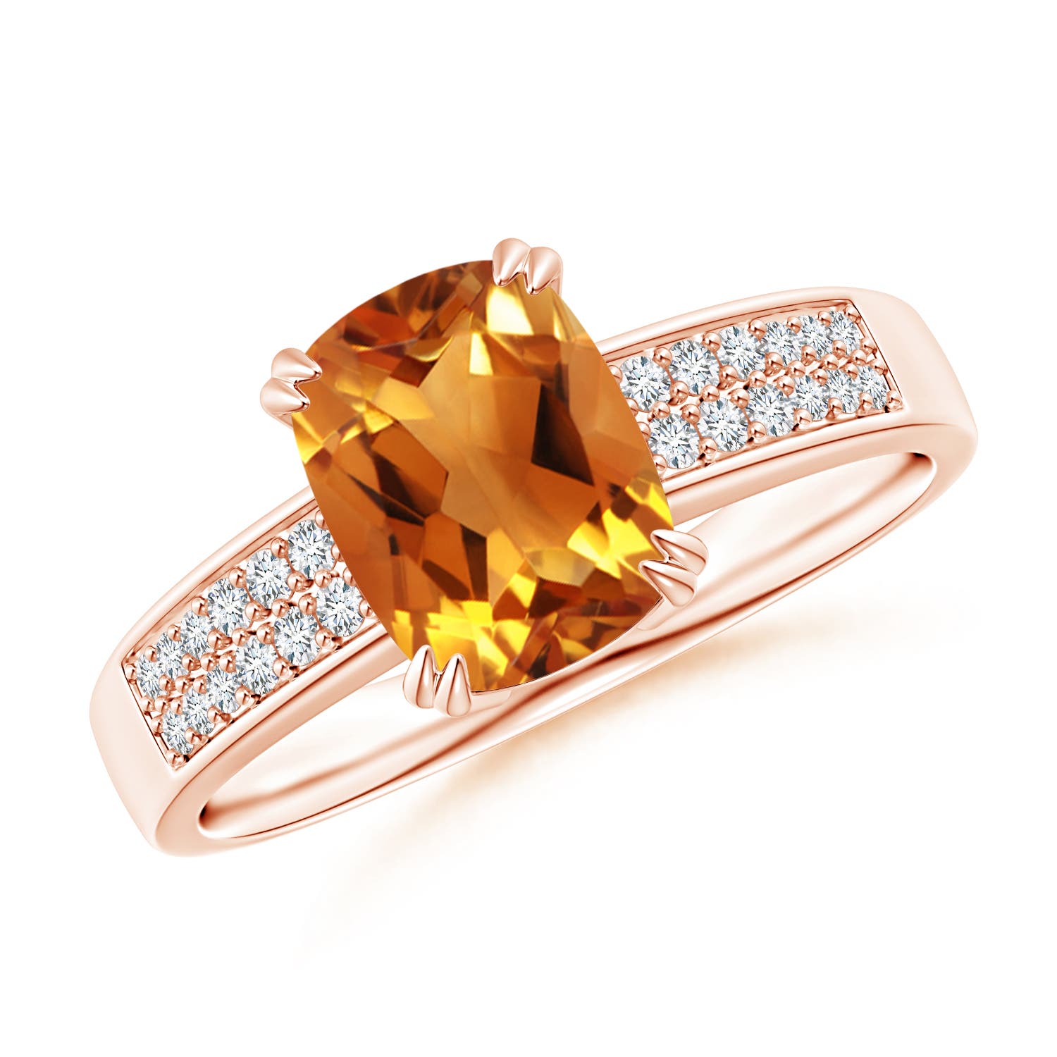 AAA - Citrine / 1.51 CT / 14 KT Rose Gold