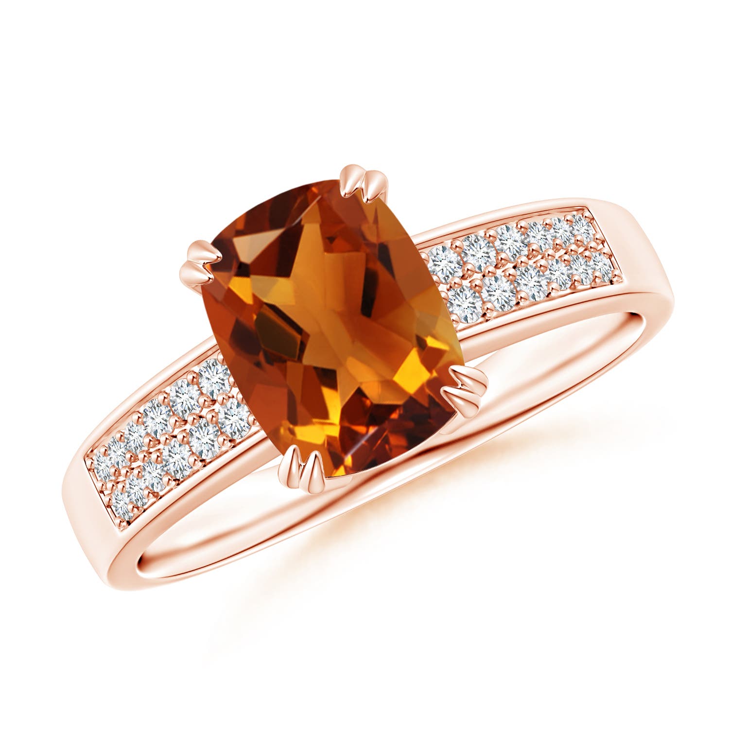 AAAA - Citrine / 1.51 CT / 14 KT Rose Gold