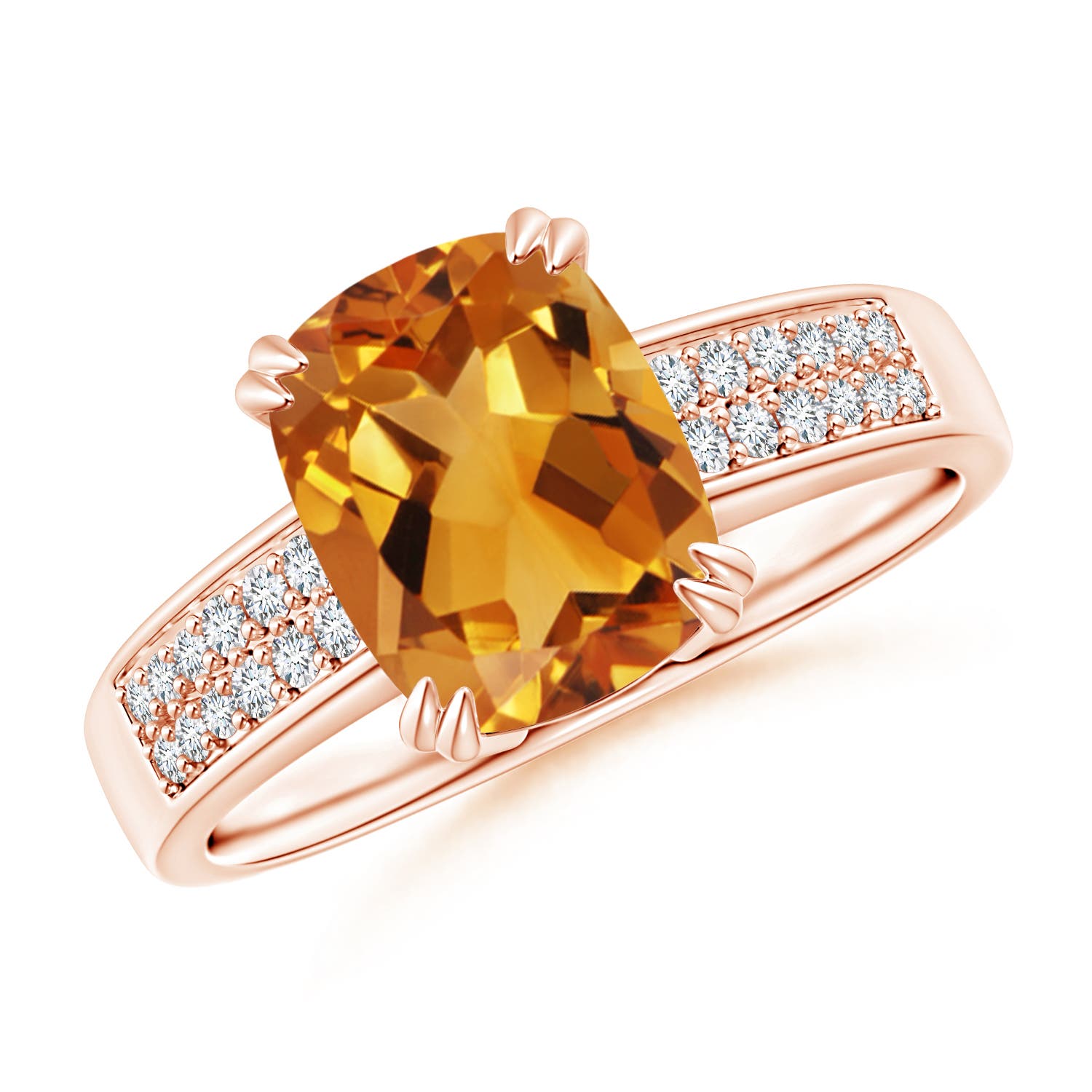 AA - Citrine / 2.11 CT / 14 KT Rose Gold