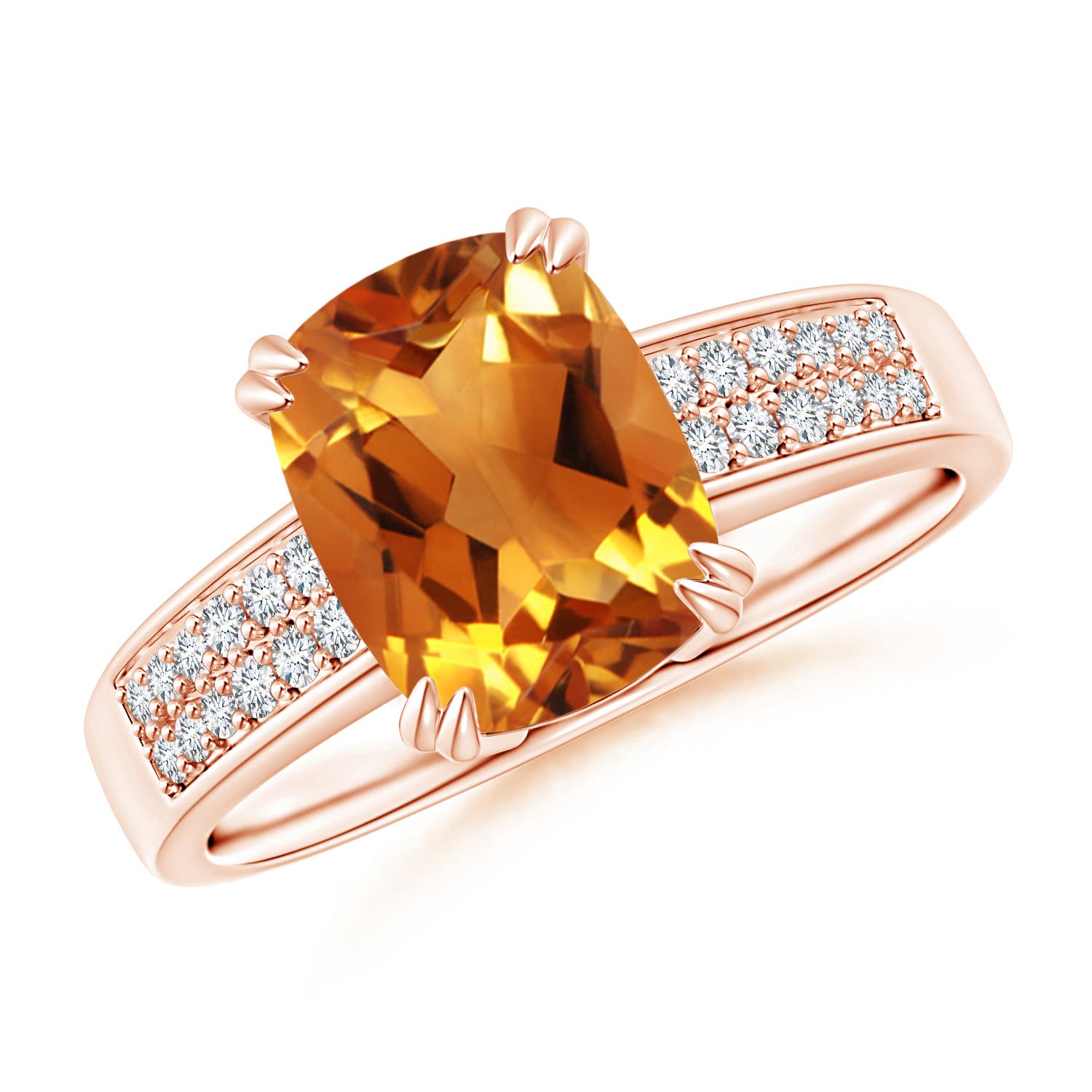 AAA - Citrine / 2.11 CT / 14 KT Rose Gold