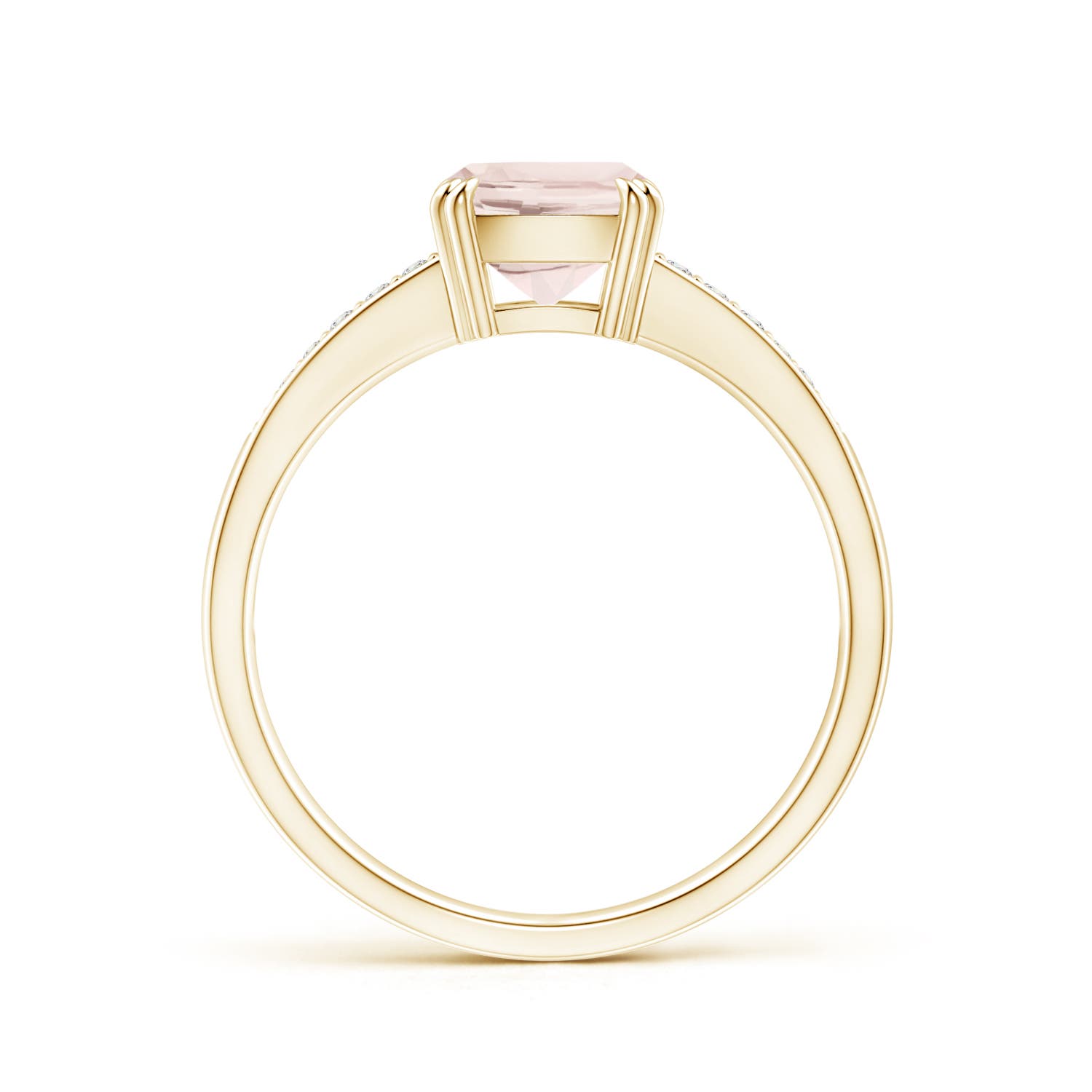 A - Morganite / 1.36 CT / 14 KT Yellow Gold