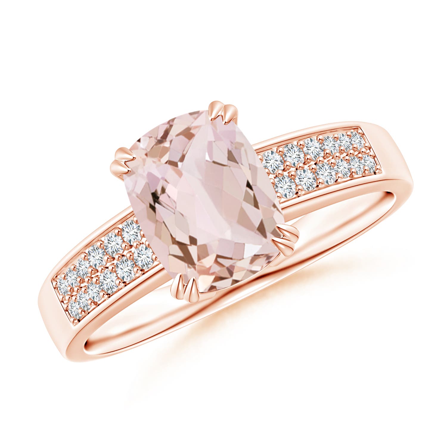 AA - Morganite / 1.36 CT / 14 KT Rose Gold