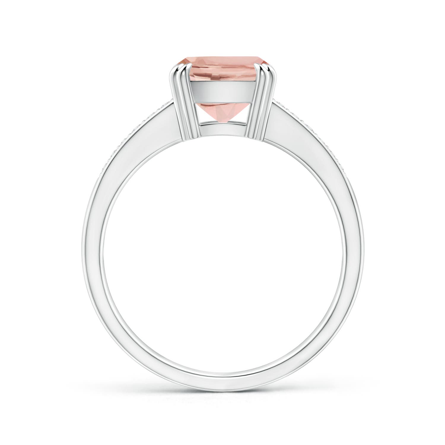 AAA - Morganite / 1.96 CT / 14 KT White Gold