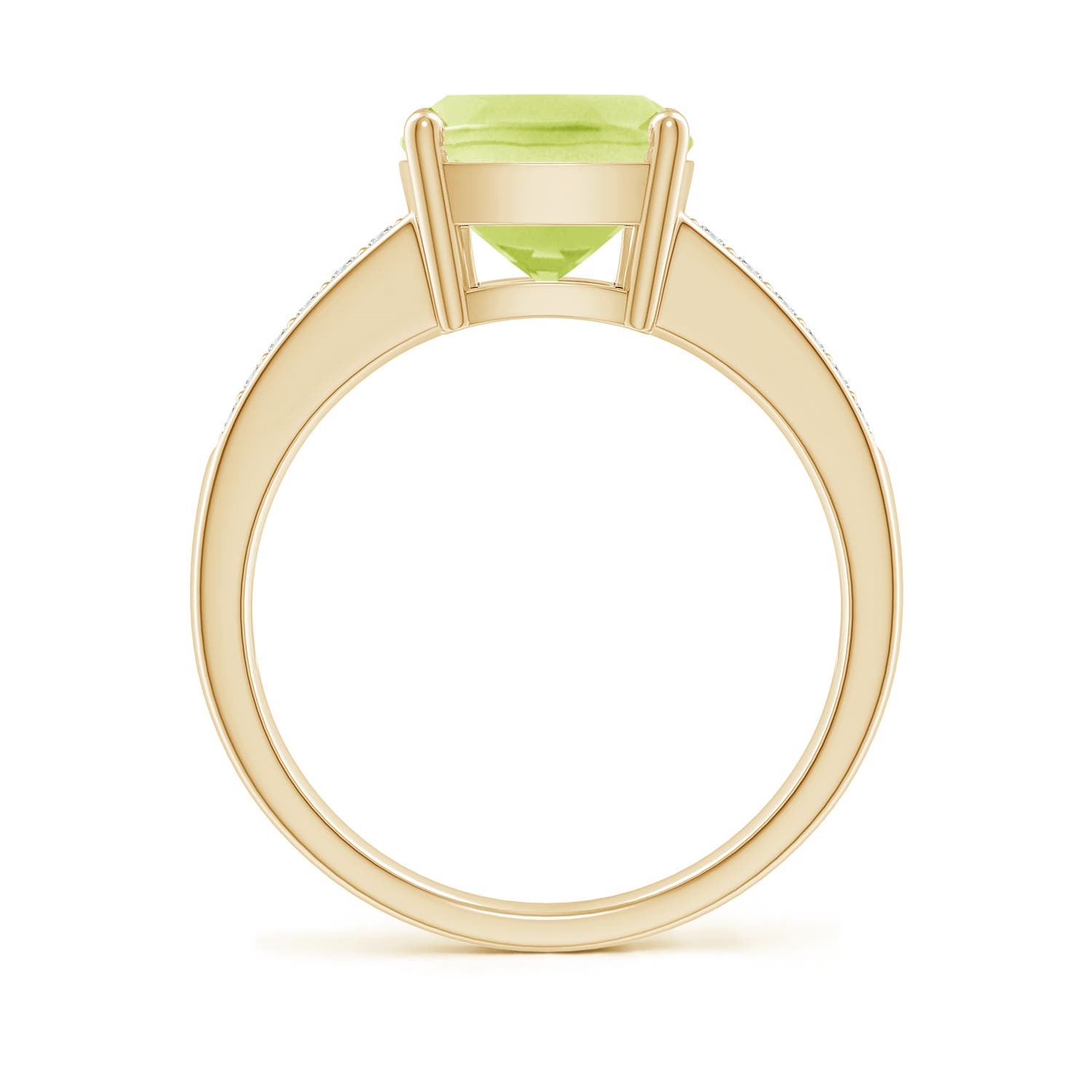 A - Peridot / 3.07 CT / 14 KT Yellow Gold