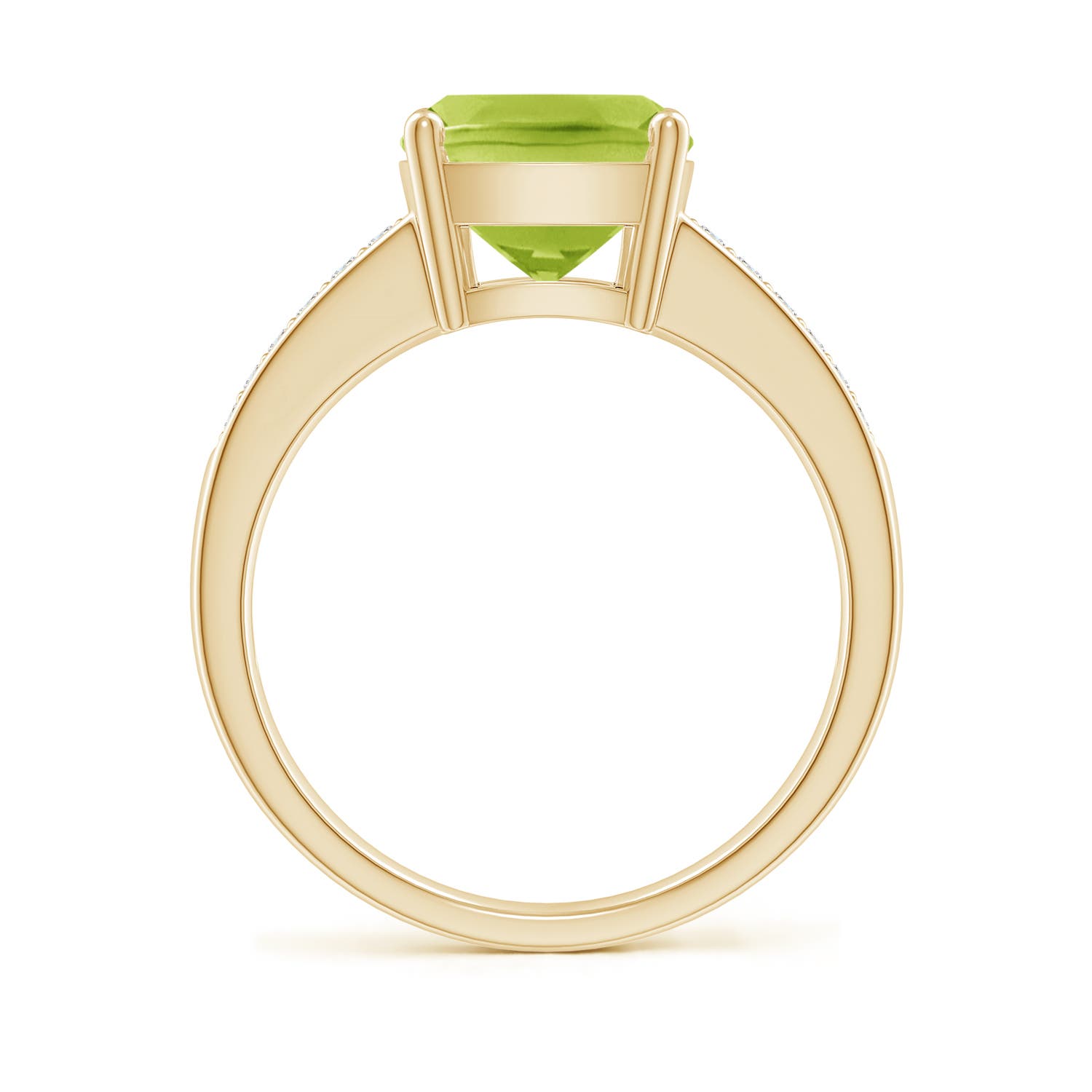 AA - Peridot / 3.07 CT / 14 KT Yellow Gold