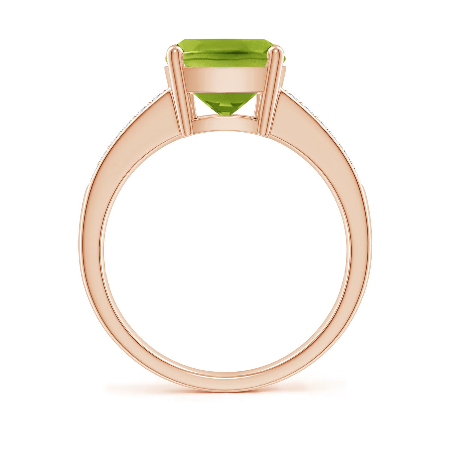 AAA - Peridot / 3.07 CT / 14 KT Rose Gold