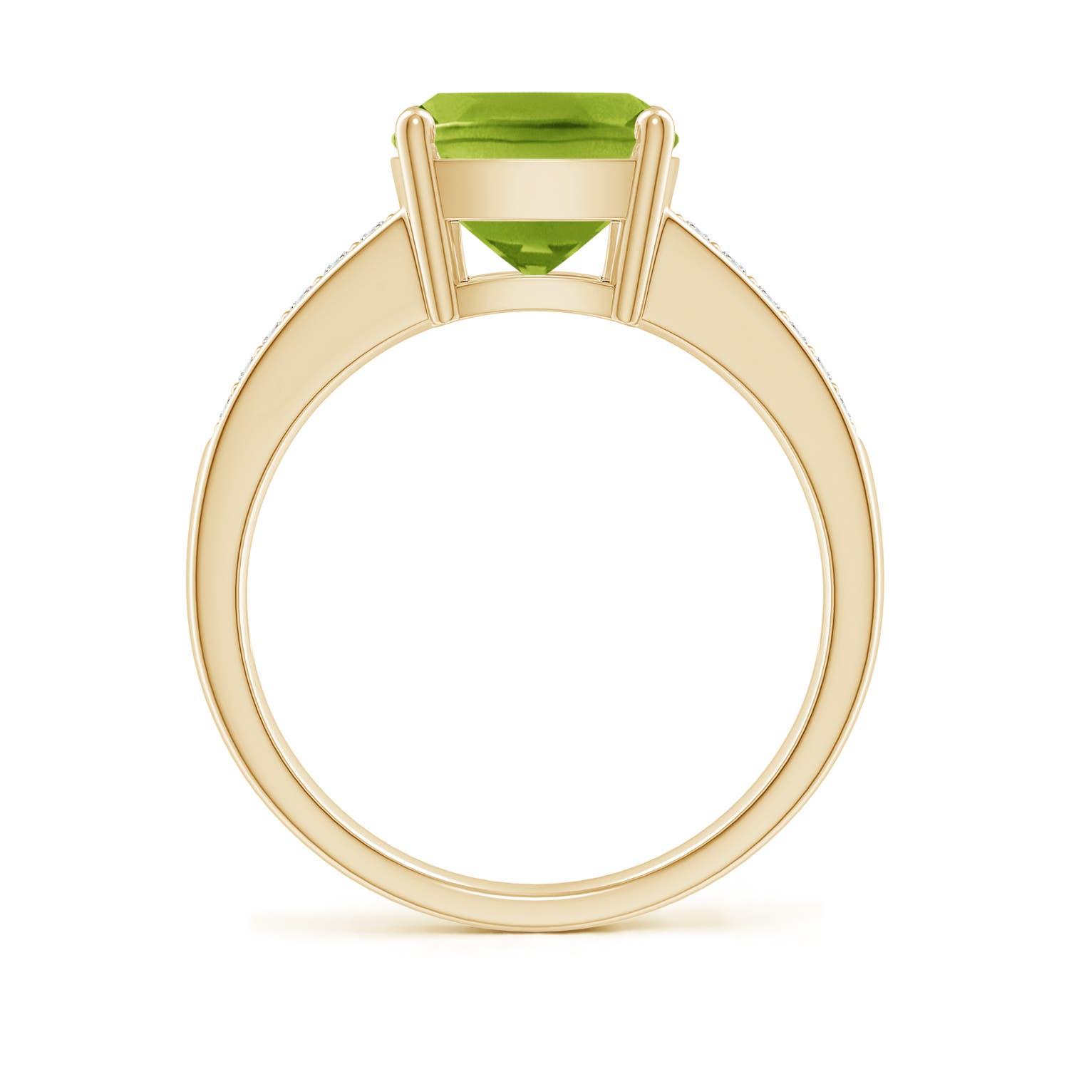 AAA - Peridot / 3.07 CT / 14 KT Yellow Gold