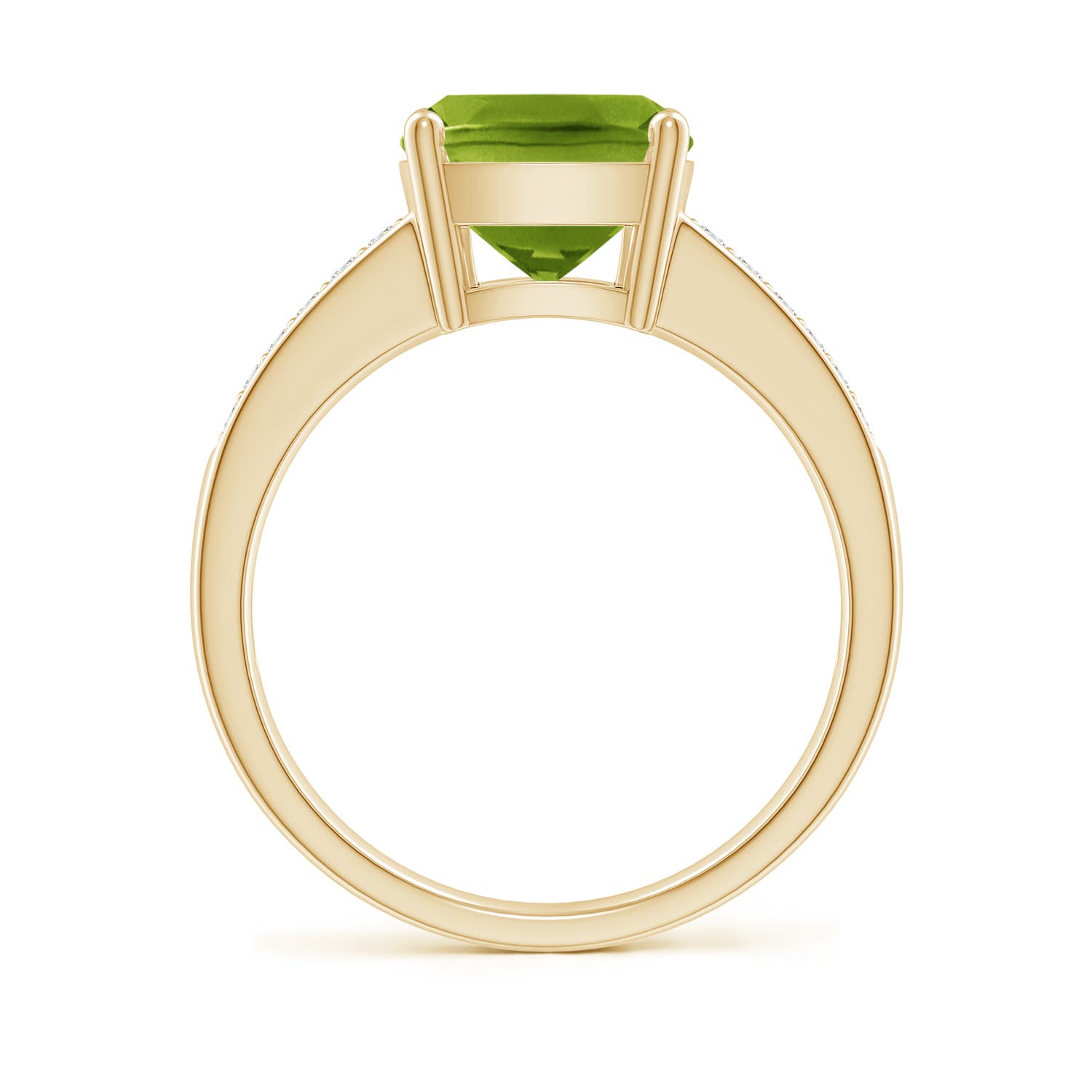 AAAA - Peridot / 3.07 CT / 14 KT Yellow Gold