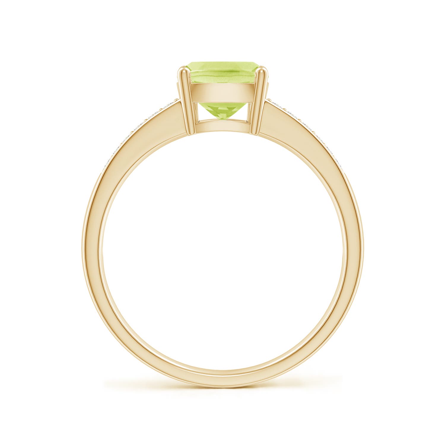 A - Peridot / 1.62 CT / 14 KT Yellow Gold