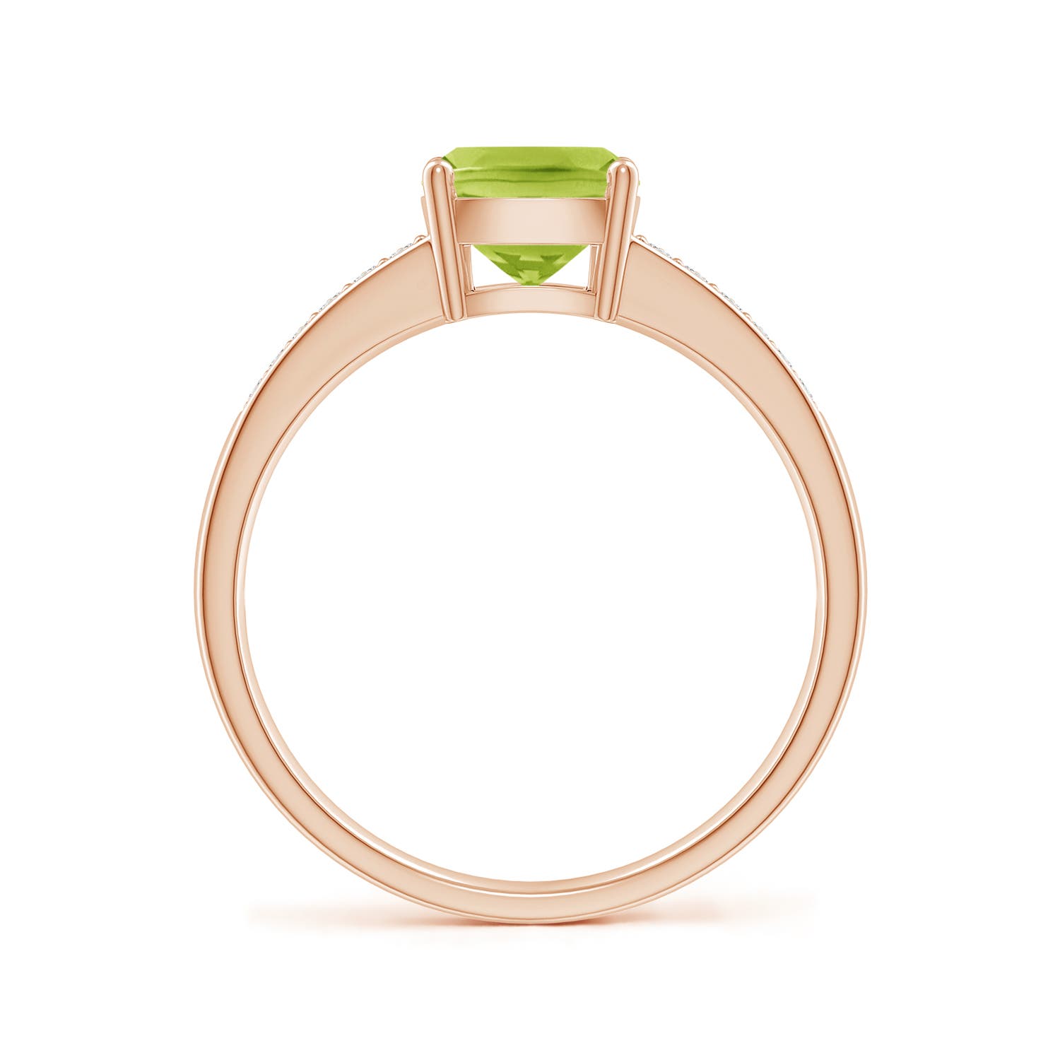 AA - Peridot / 1.62 CT / 14 KT Rose Gold