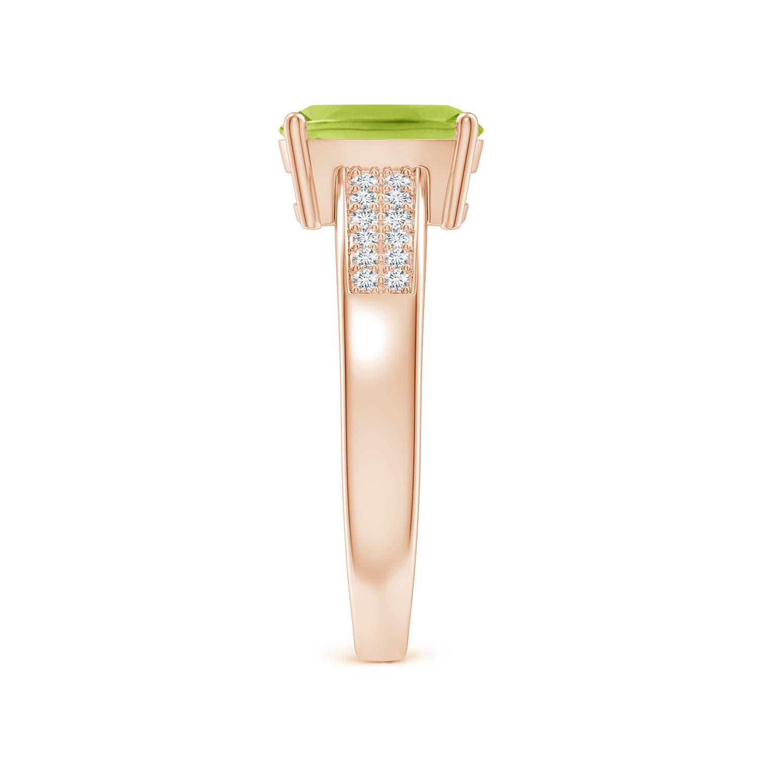 AA - Peridot / 1.62 CT / 14 KT Rose Gold