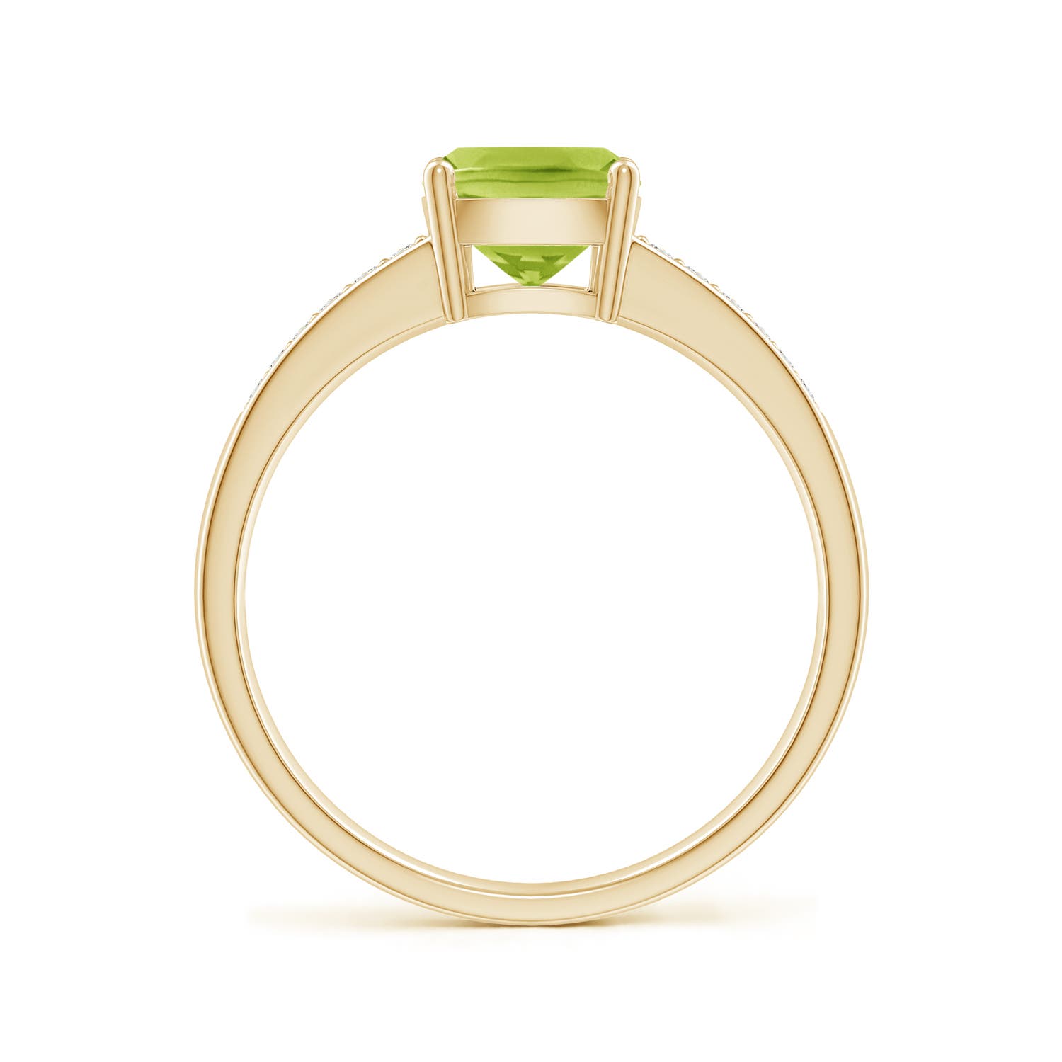 AA - Peridot / 1.62 CT / 14 KT Yellow Gold