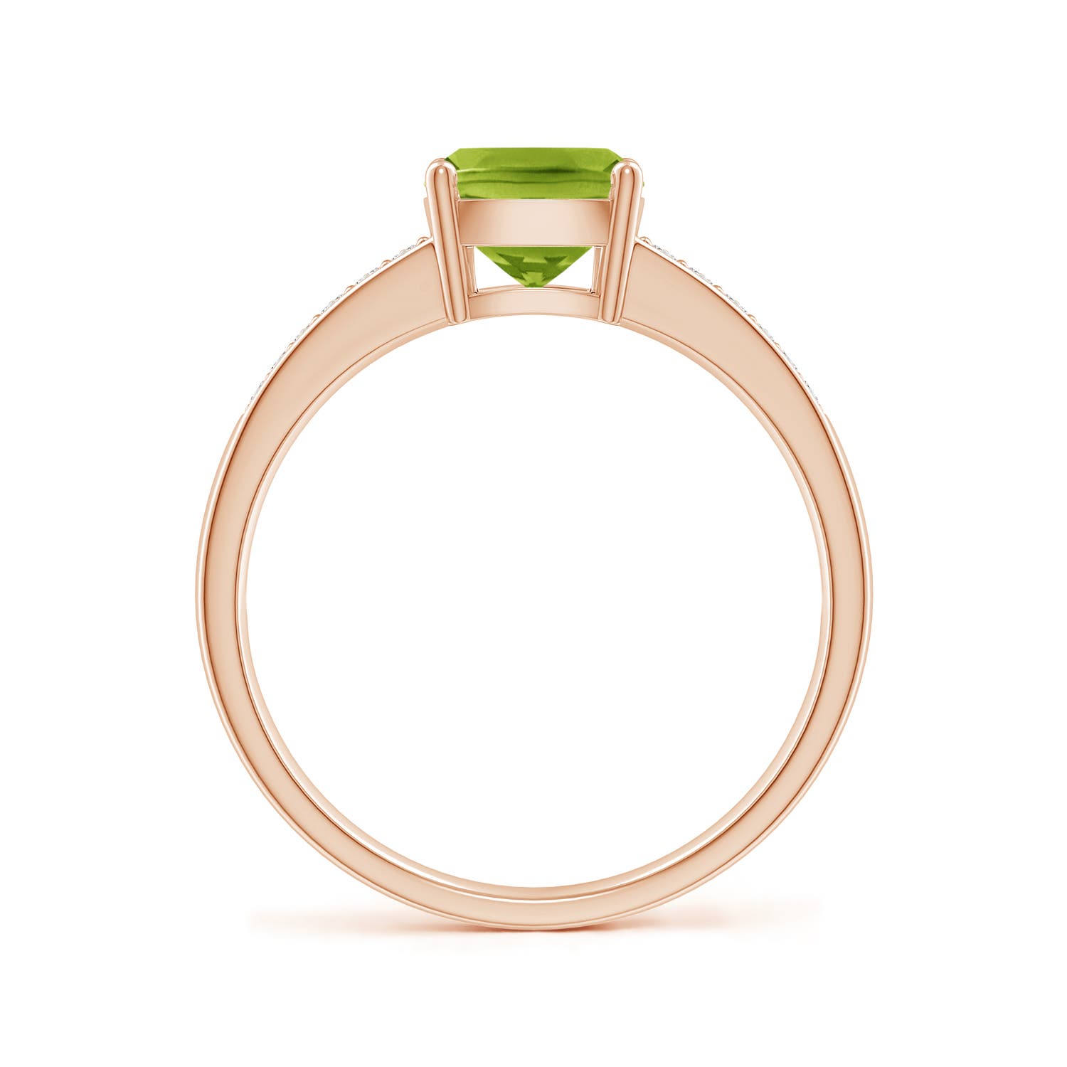 AAA - Peridot / 1.62 CT / 14 KT Rose Gold