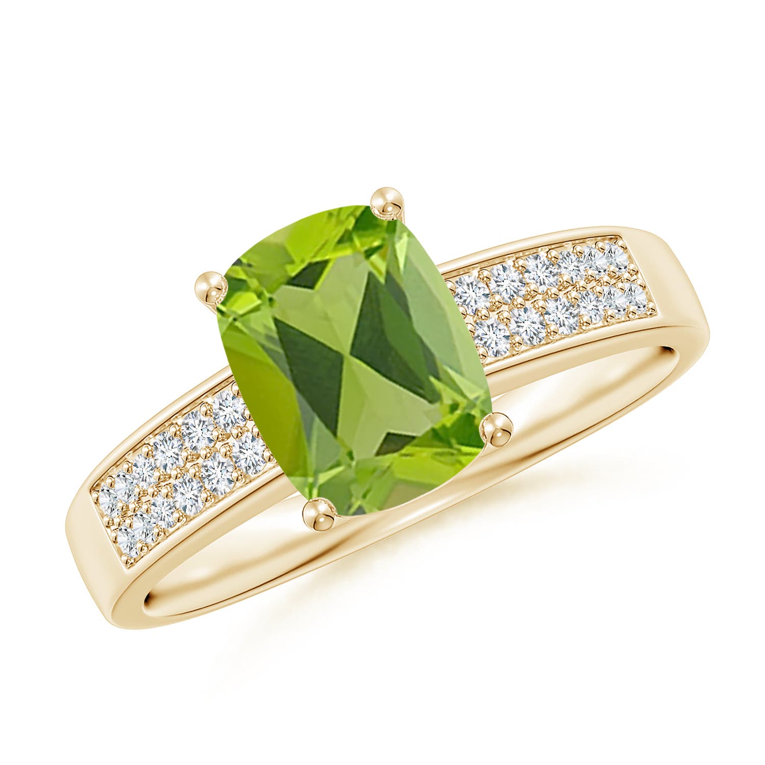 AAA - Peridot / 1.62 CT / 14 KT Yellow Gold