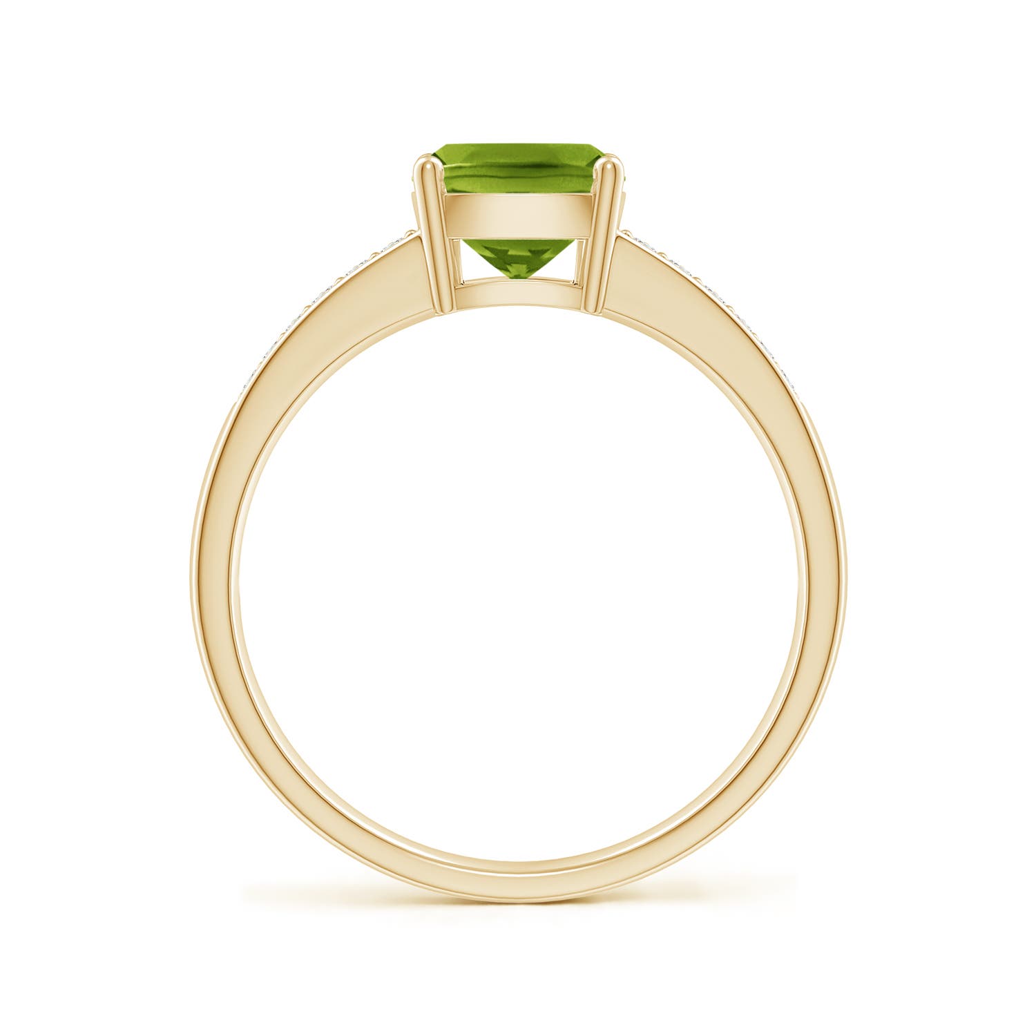 AAAA - Peridot / 1.62 CT / 14 KT Yellow Gold