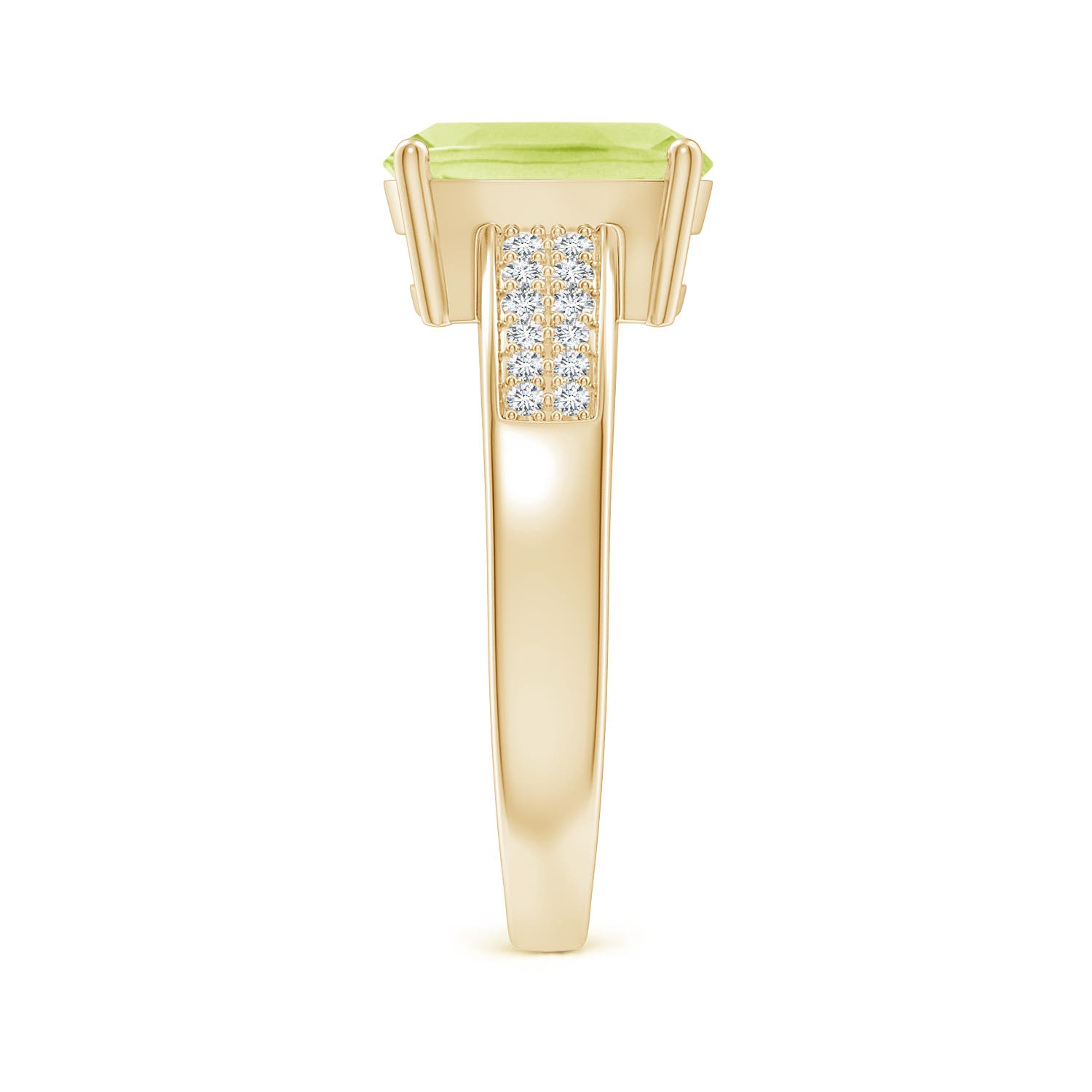 A - Peridot / 2.27 CT / 14 KT Yellow Gold