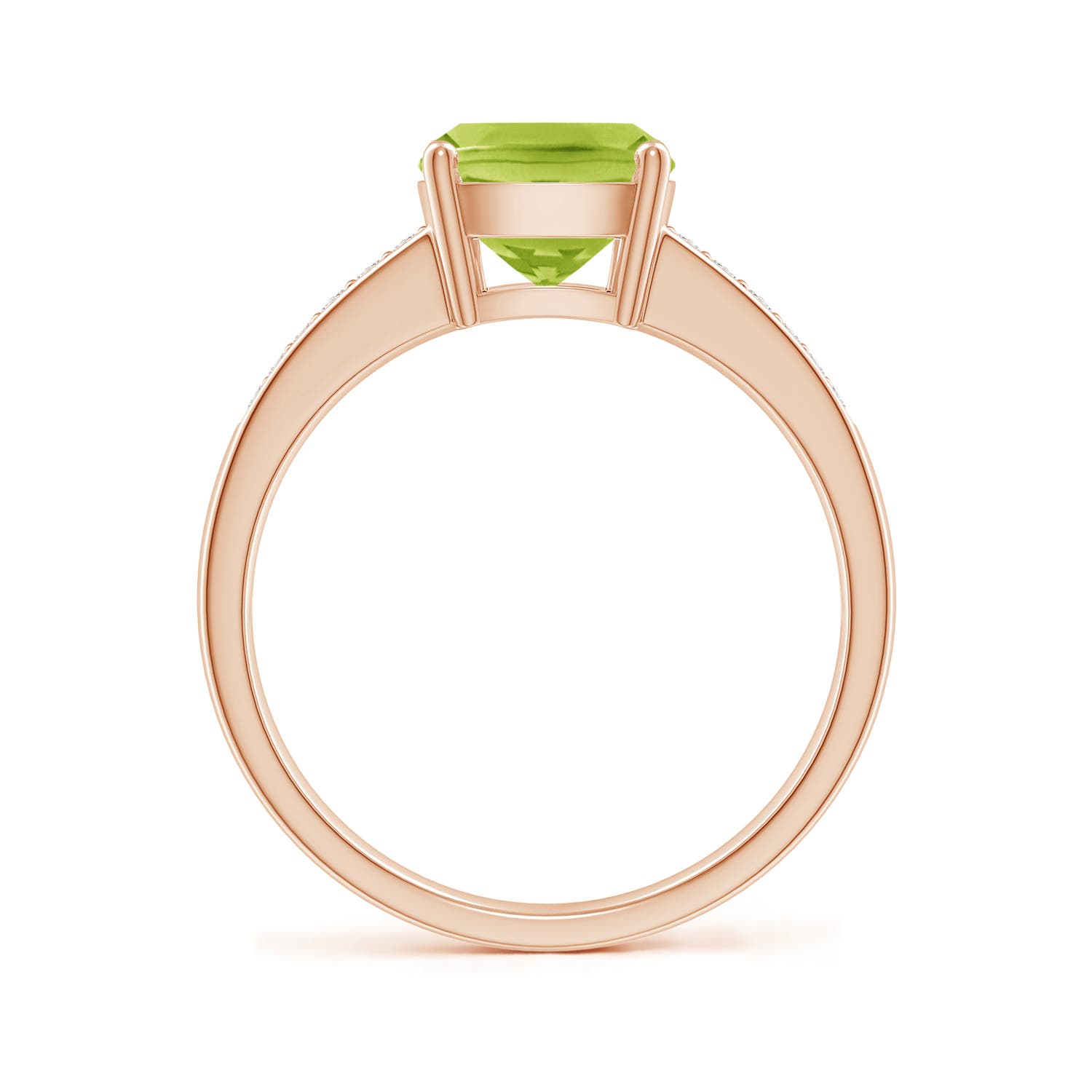 AA - Peridot / 2.27 CT / 14 KT Rose Gold