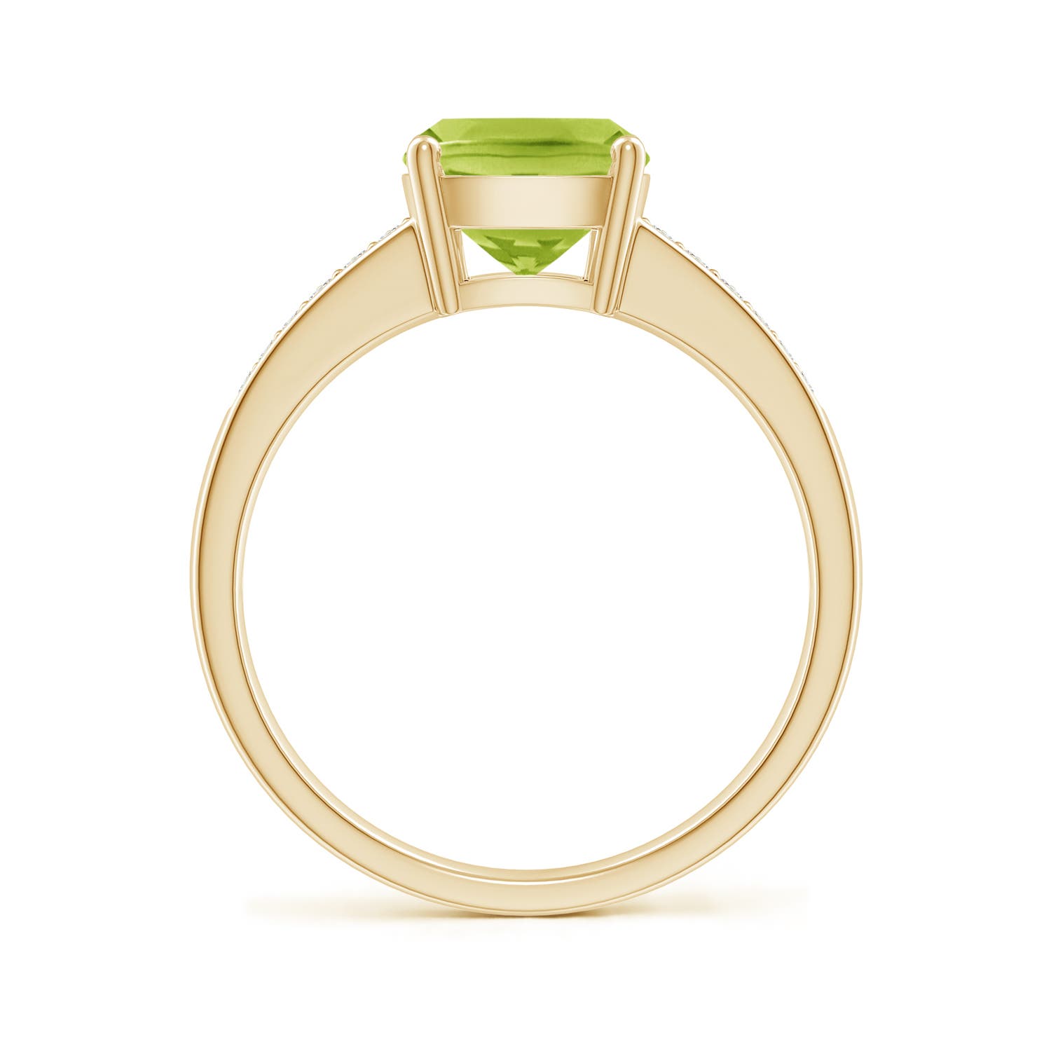 AA - Peridot / 2.27 CT / 14 KT Yellow Gold