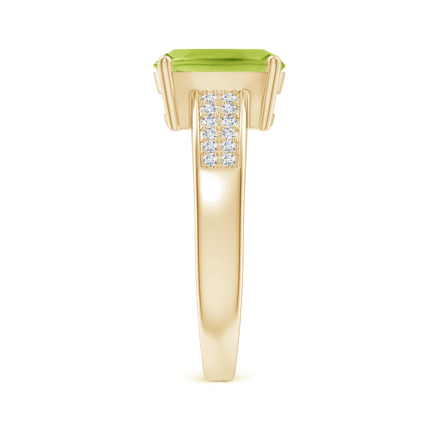 AA - Peridot / 2.27 CT / 14 KT Yellow Gold