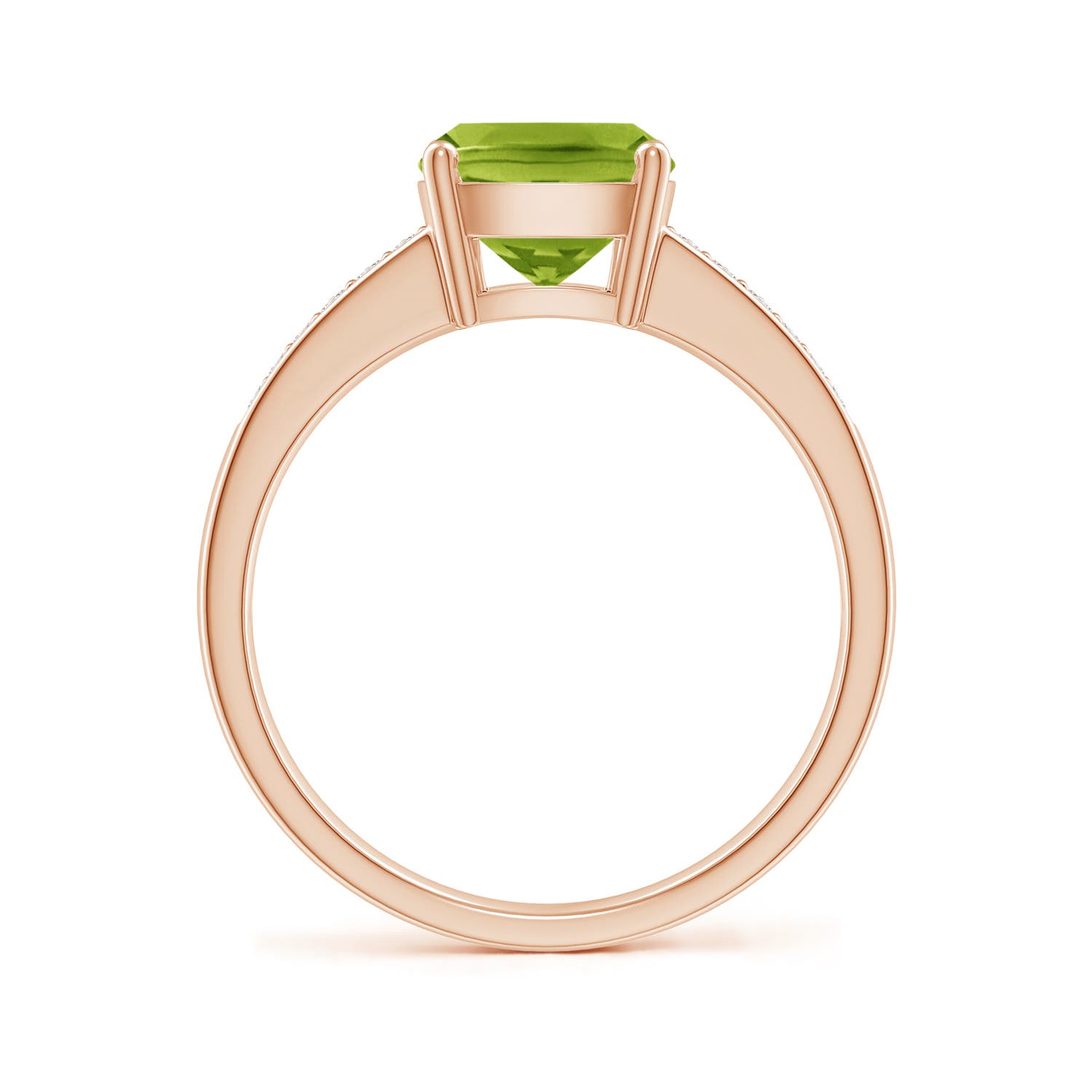 AAA - Peridot / 2.27 CT / 14 KT Rose Gold