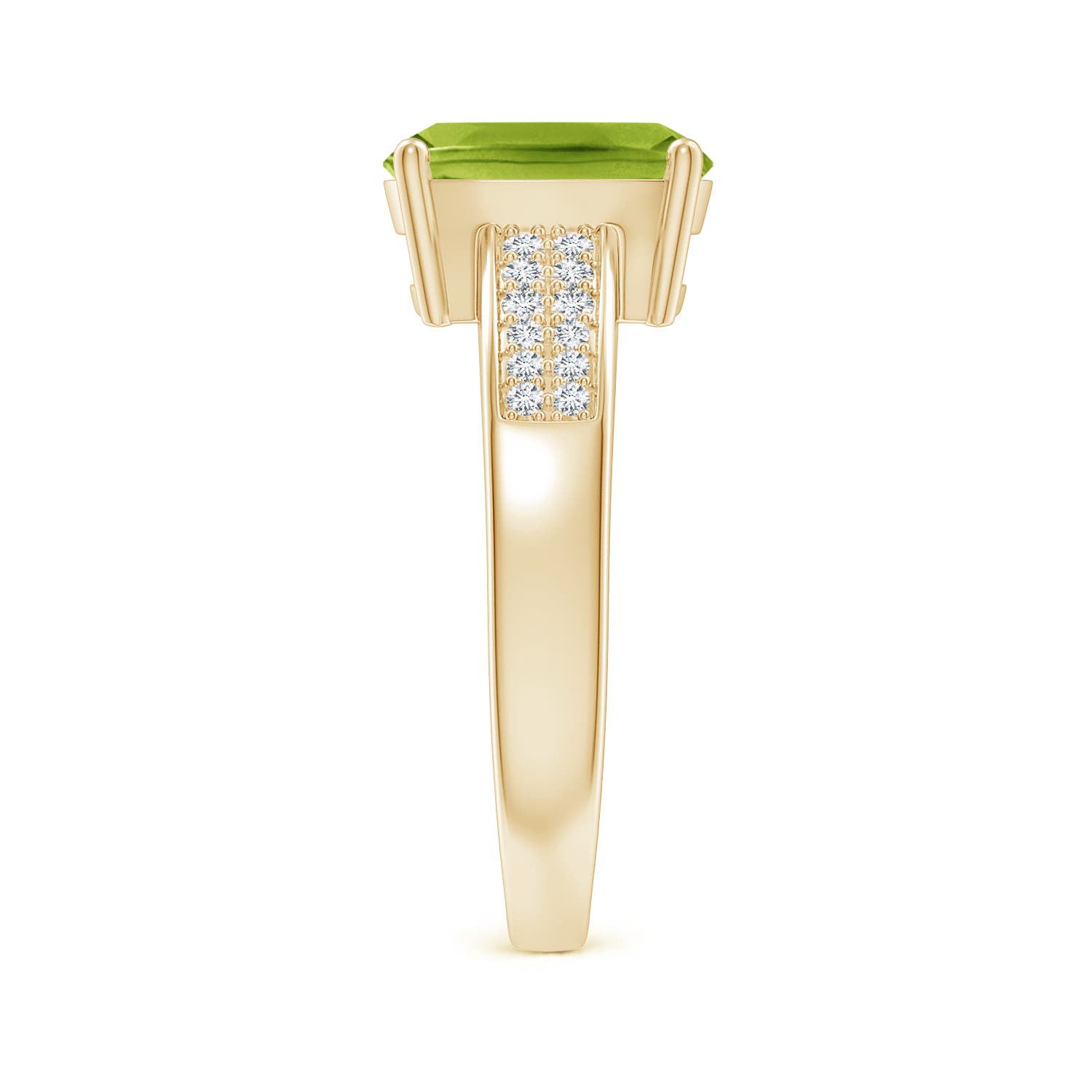 AAA - Peridot / 2.27 CT / 14 KT Yellow Gold