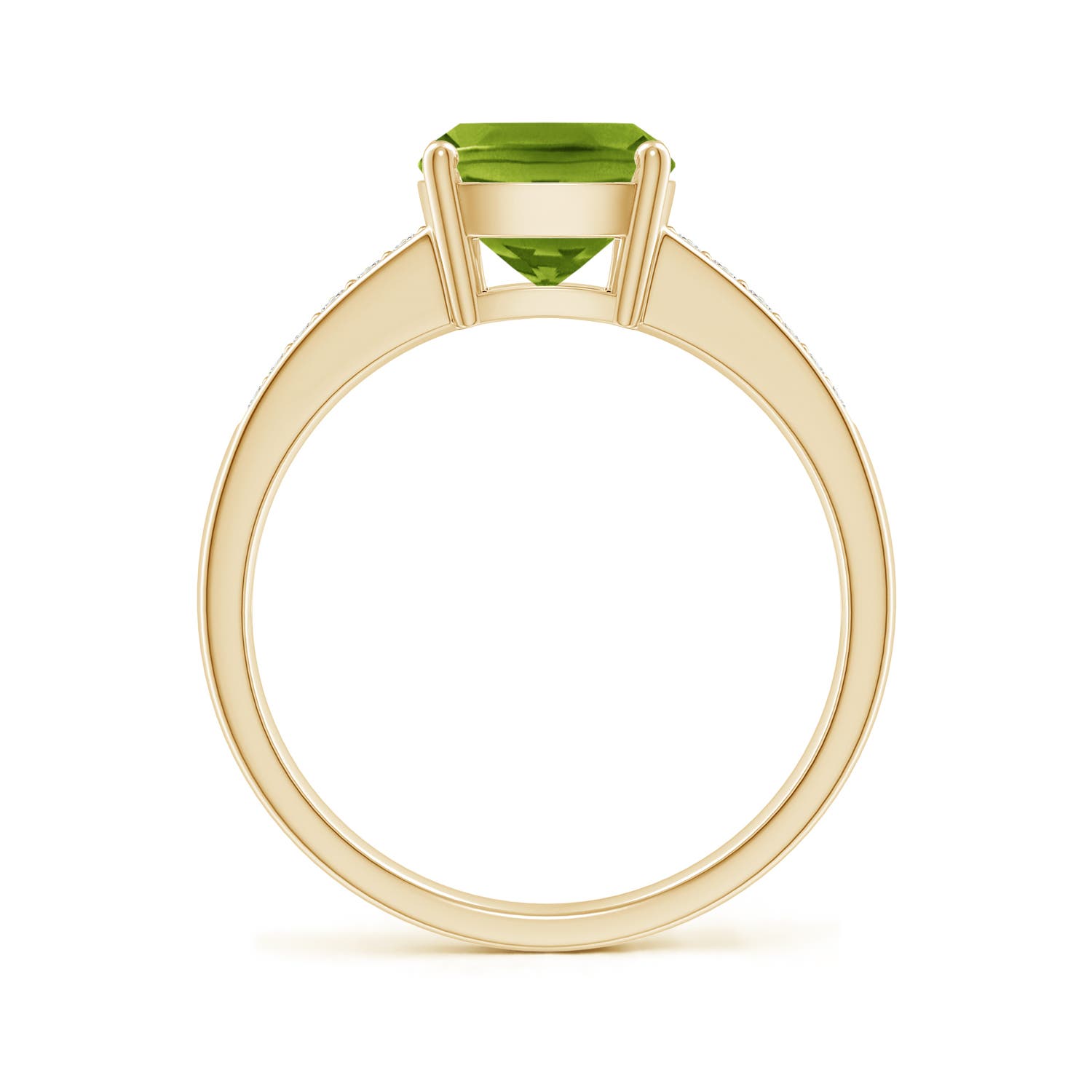 AAAA - Peridot / 2.27 CT / 14 KT Yellow Gold