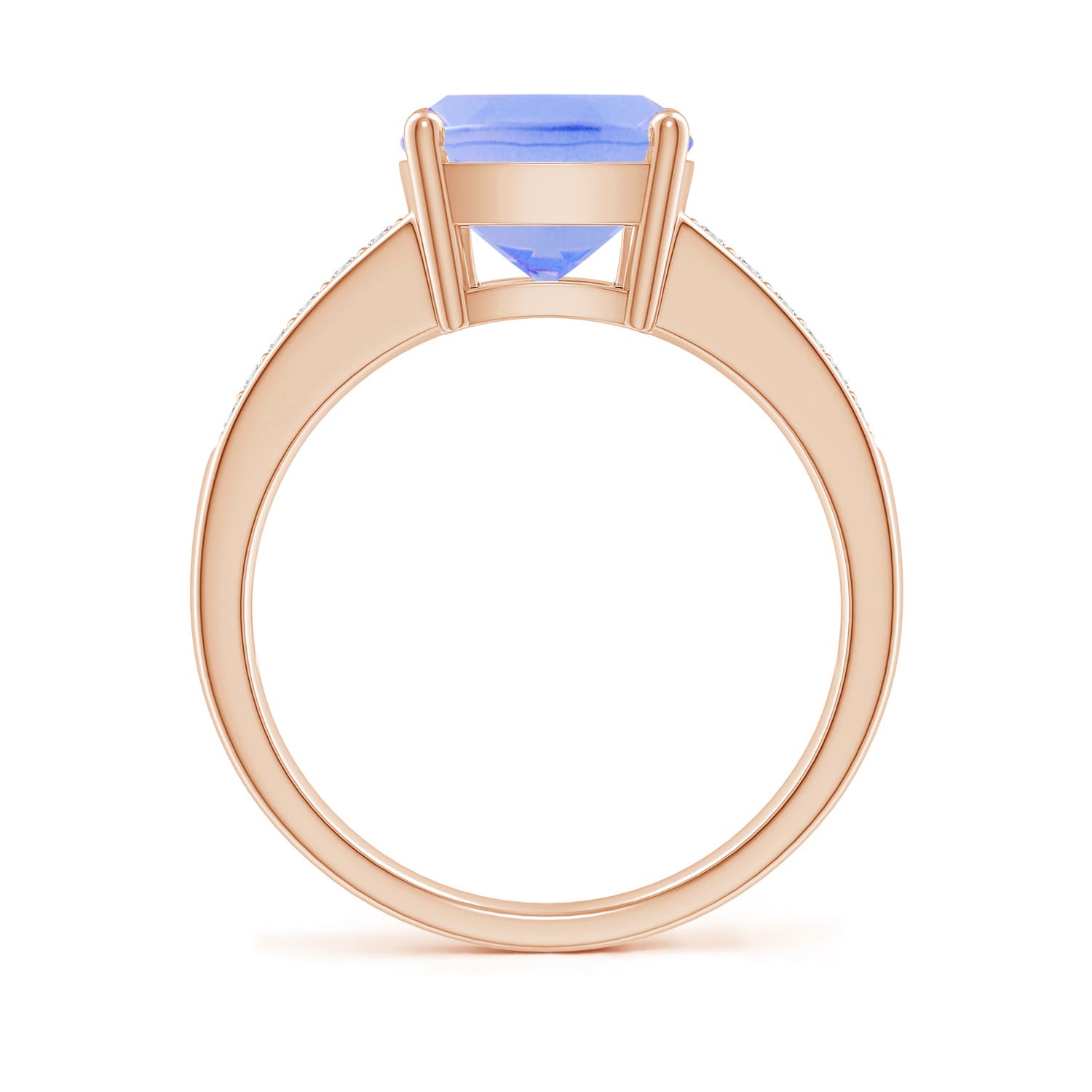 A - Tanzanite / 2.77 CT / 14 KT Rose Gold