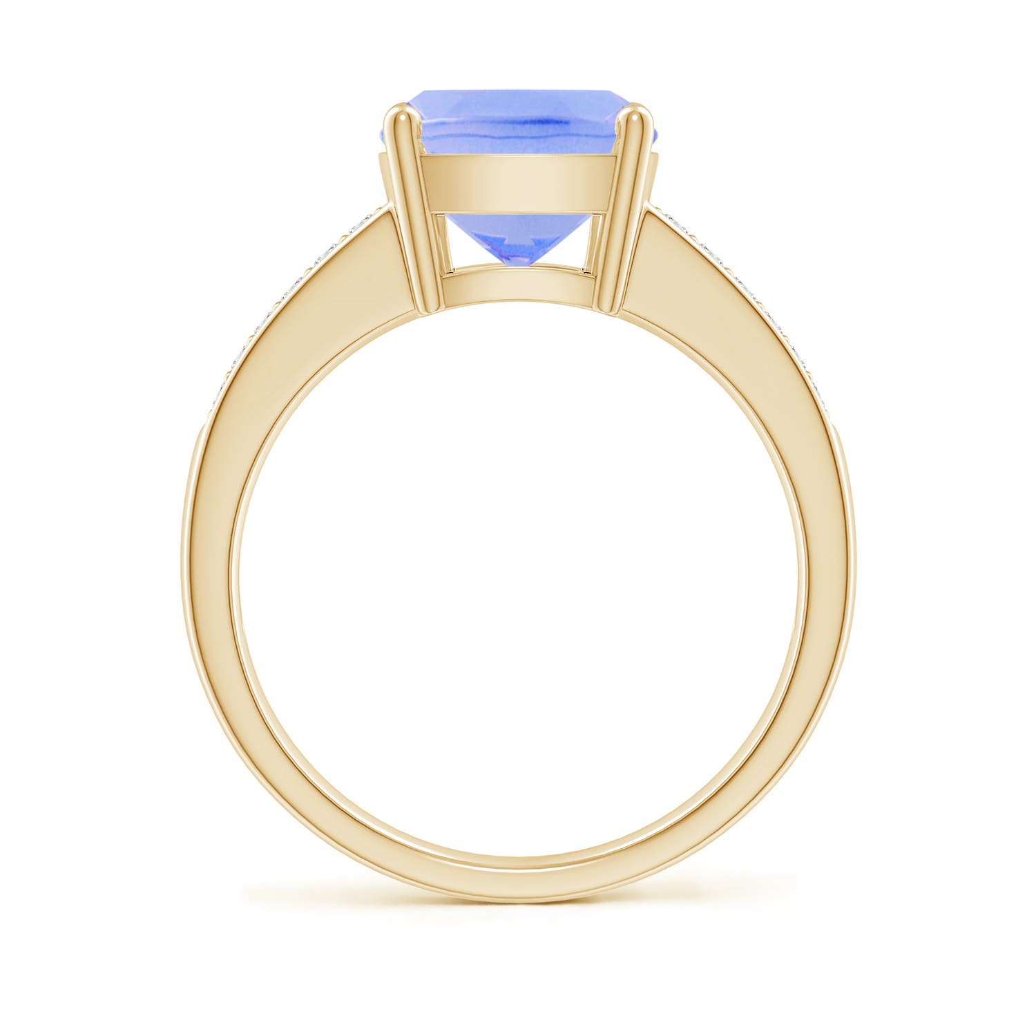 A - Tanzanite / 2.77 CT / 14 KT Yellow Gold