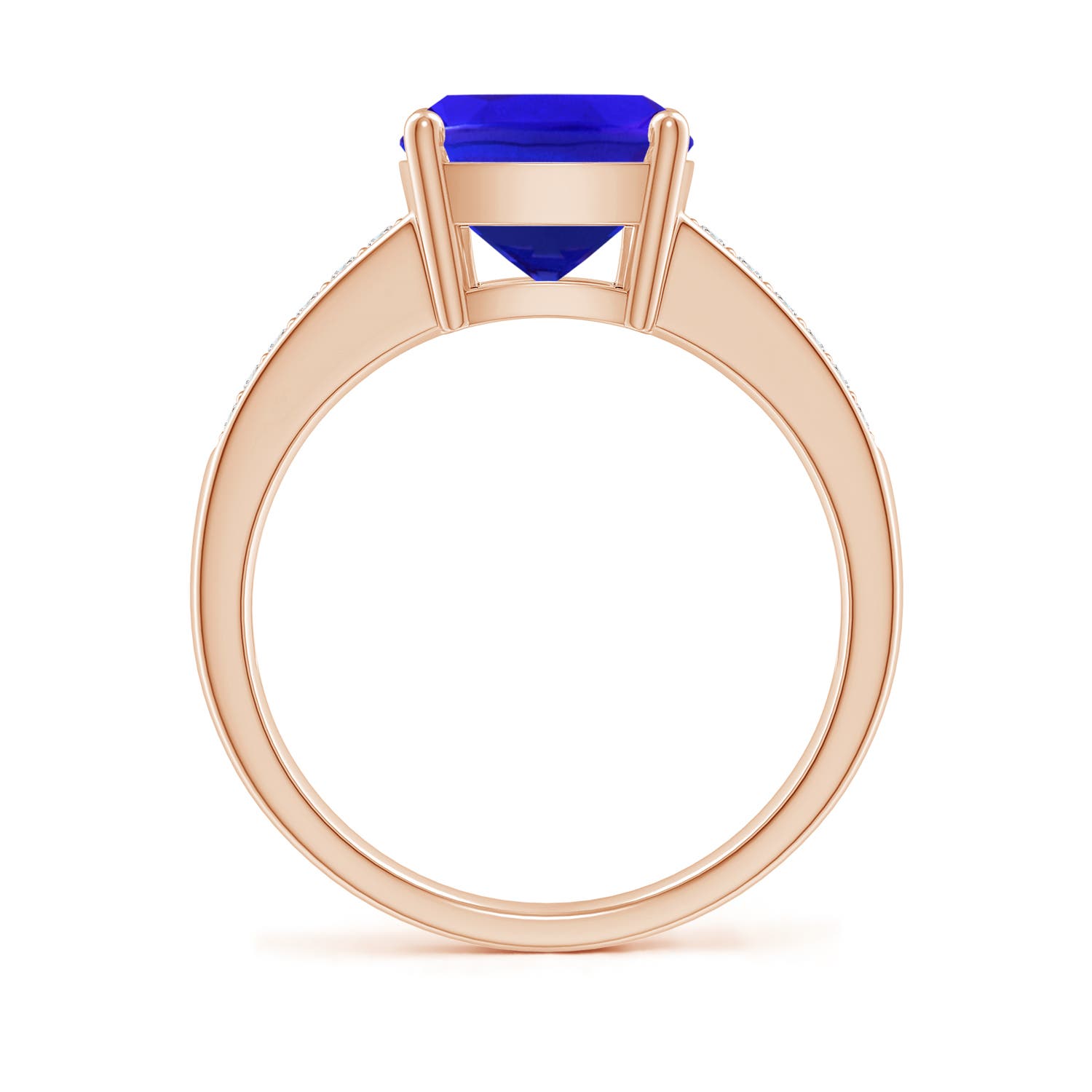 AAA - Tanzanite / 2.77 CT / 14 KT Rose Gold